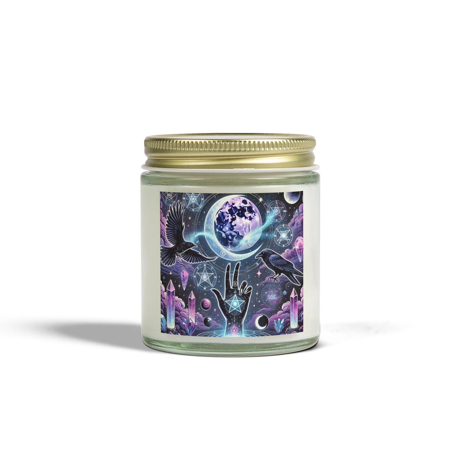Celestial Moon & Raven - Candle