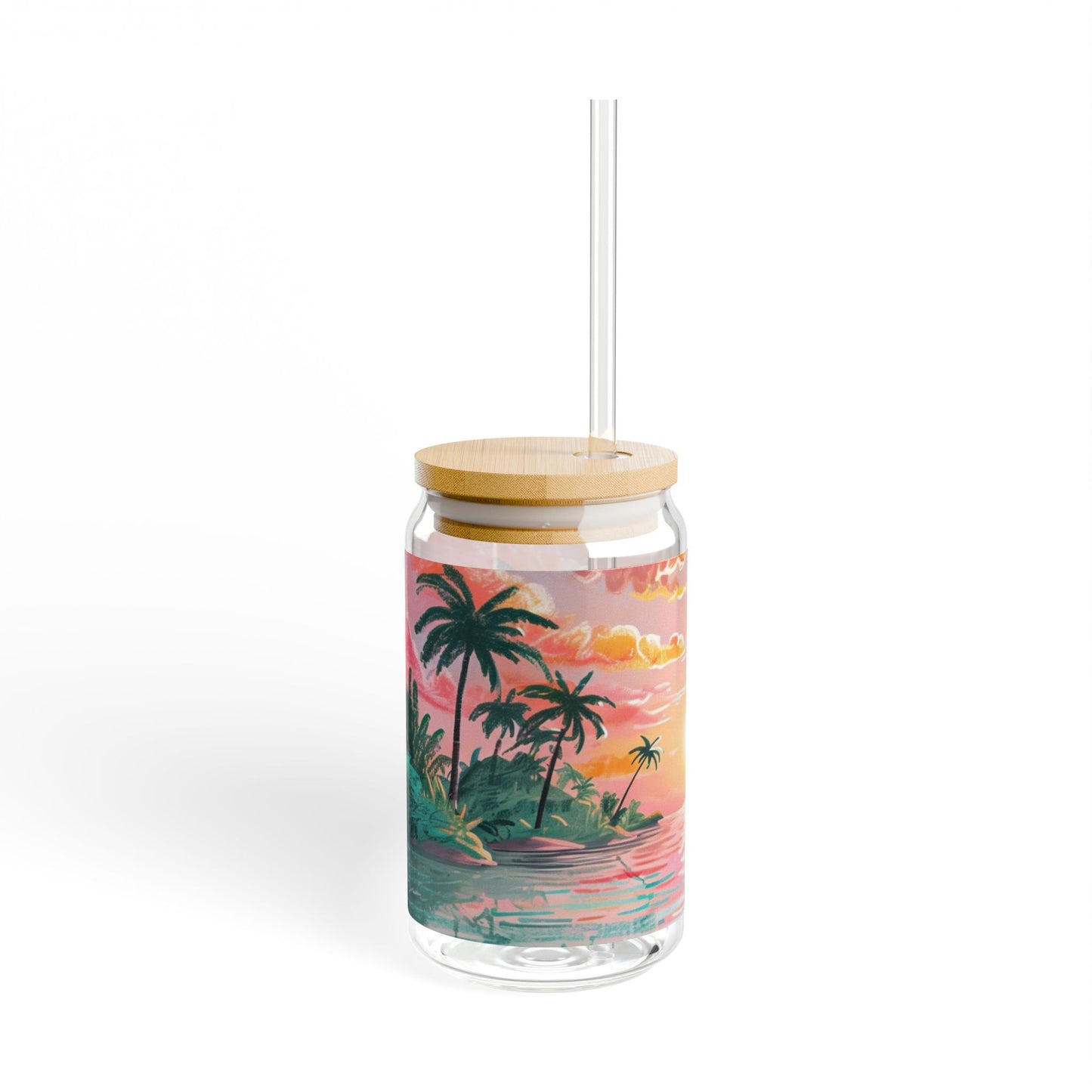 Tropical Sunset - Sipper Glass