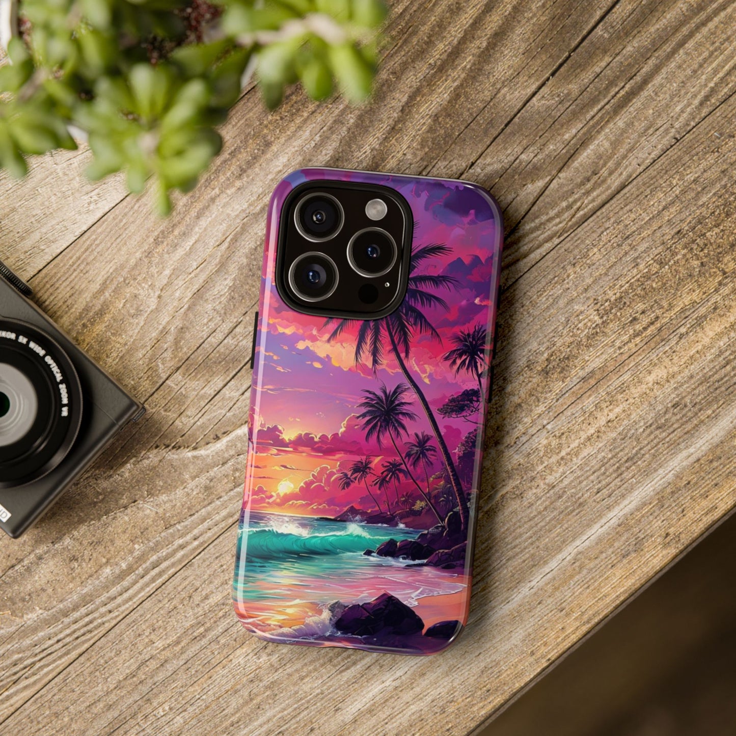 Sunset Paradise Beach - Phone Case
