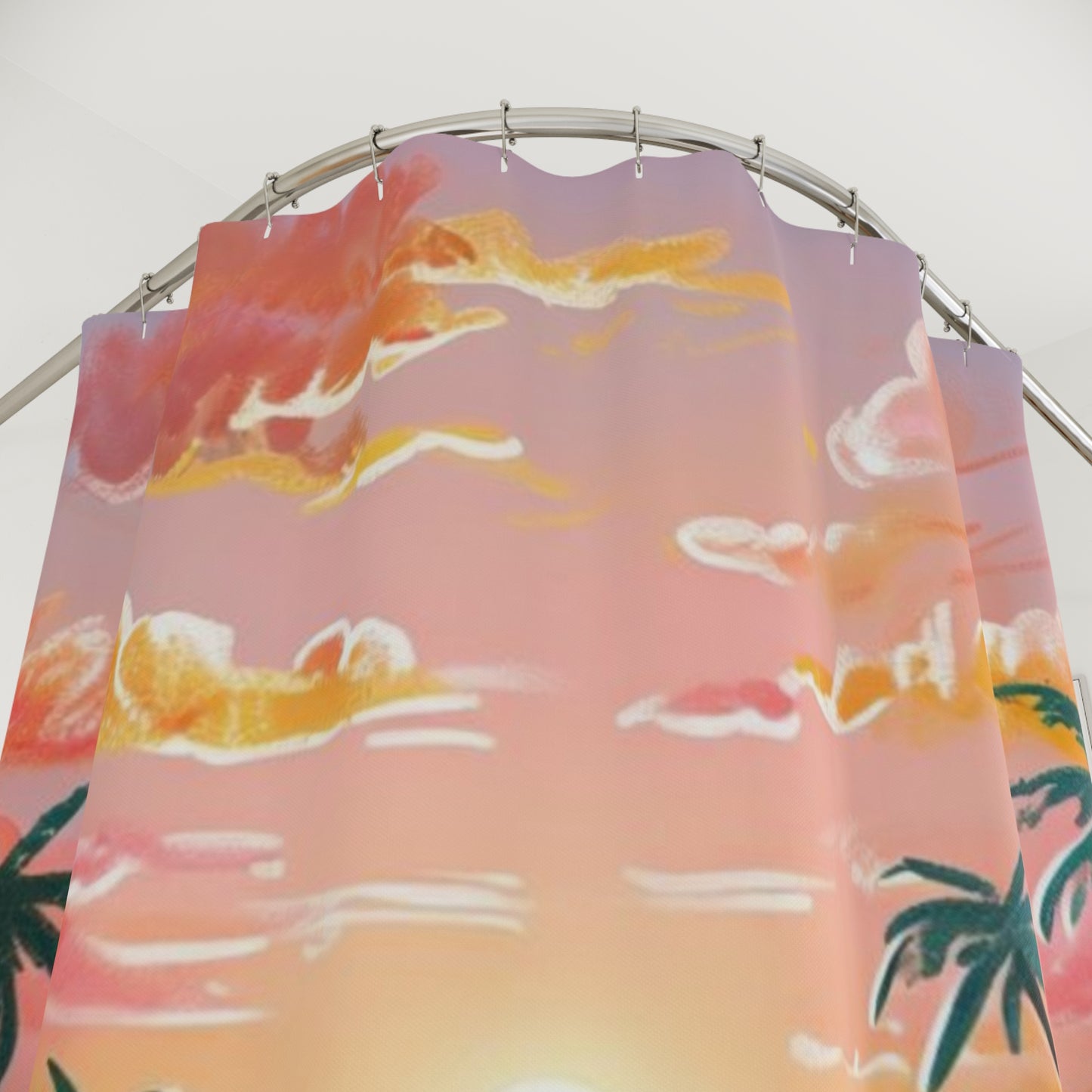 Boho Beach Sunset - Shower Curtain