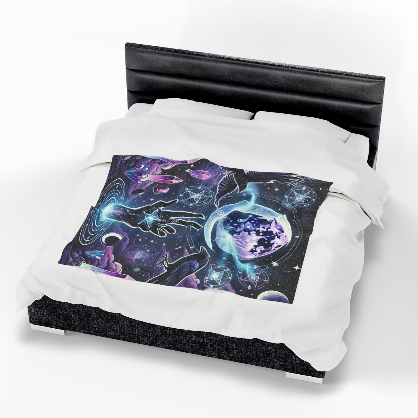 Cosmic Divination - Velveteen Plush Blanket