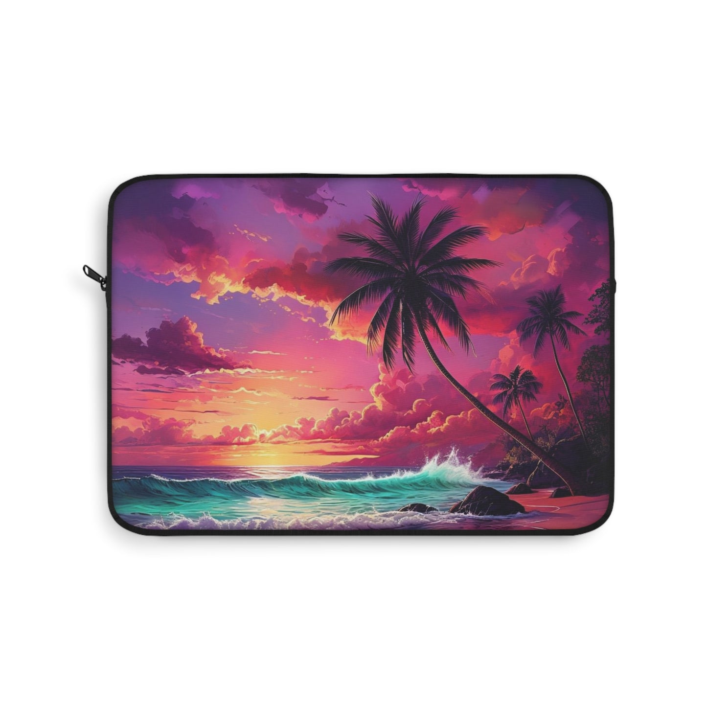 Tropical Sunset Beach - Laptop Sleeve