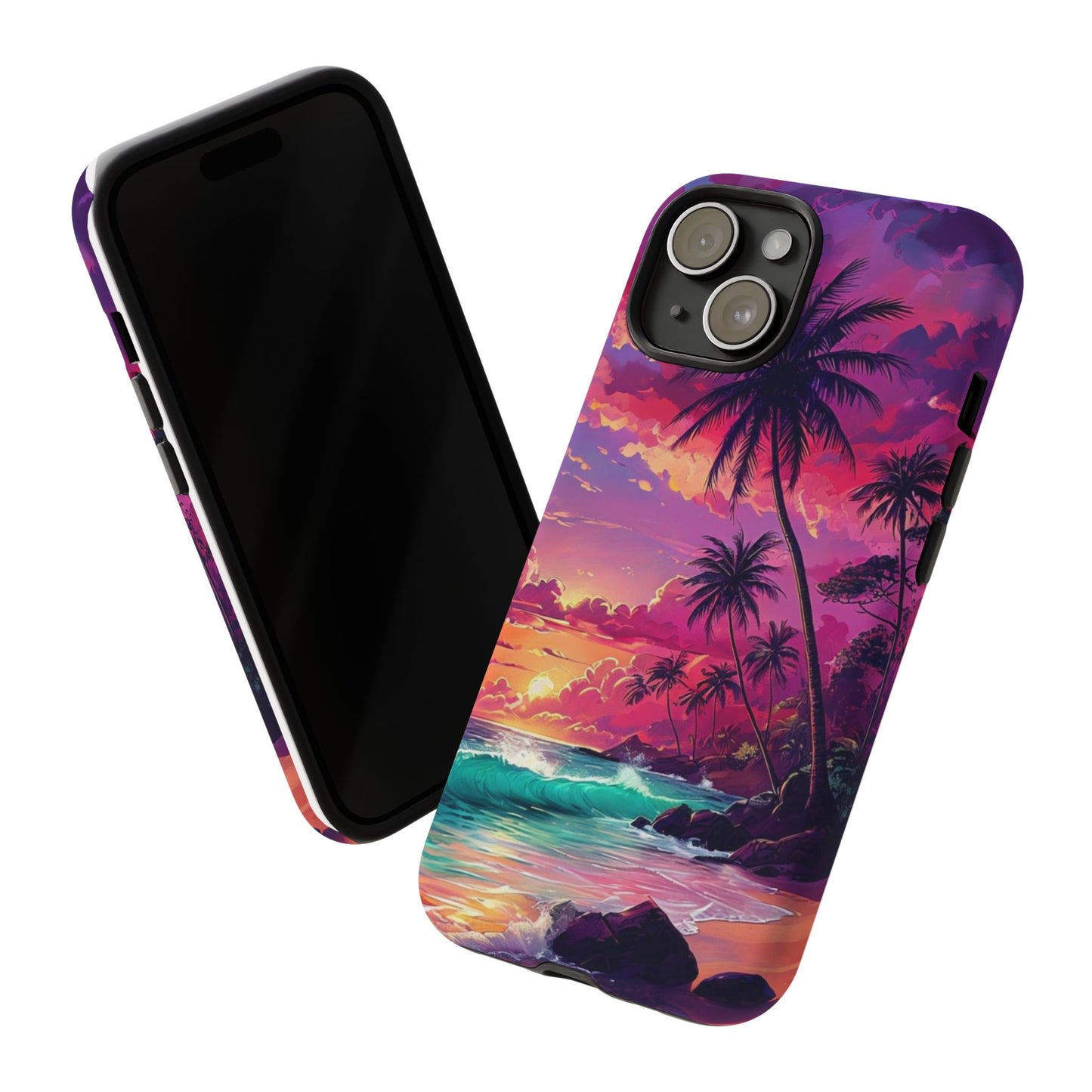 Sunset Paradise Beach - Phone Case