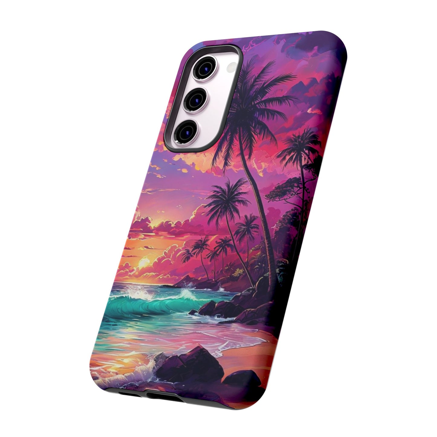 Sunset Paradise Beach - Phone Case