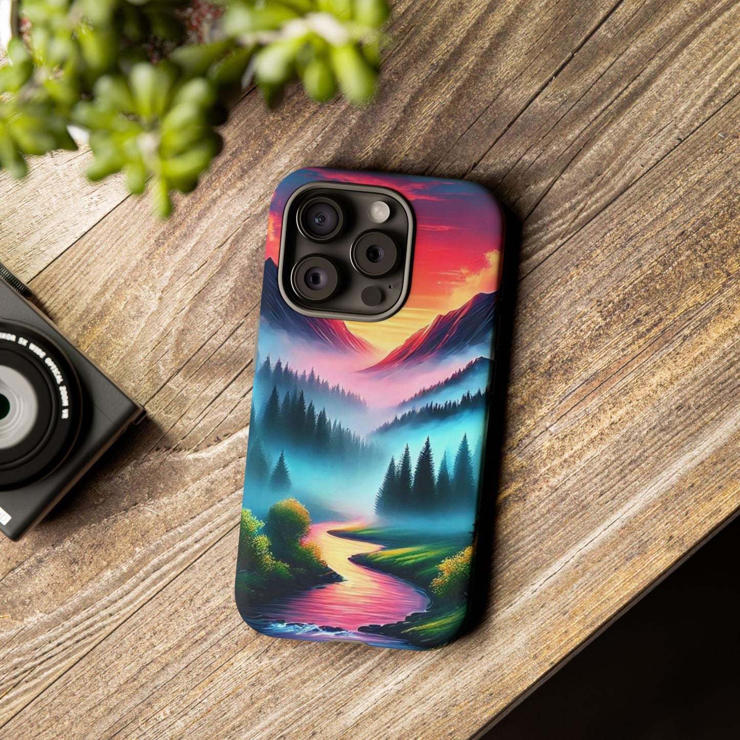 Misty Mountain River - Phone Case