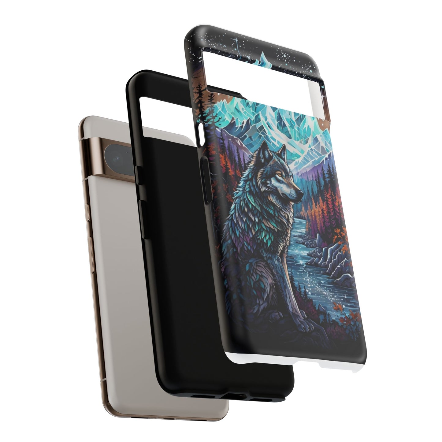 Mountain Wolf Spirit - Phone Case