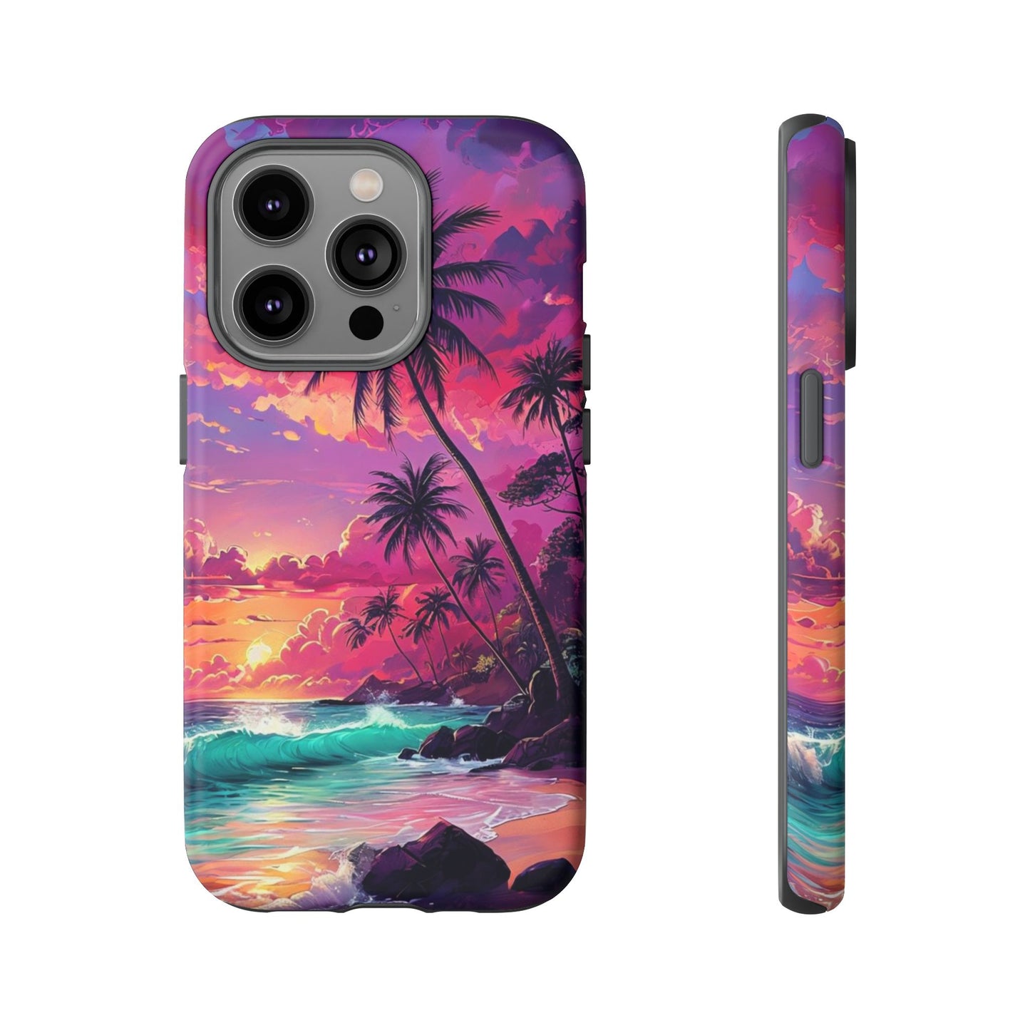 Sunset Paradise Beach - Phone Case