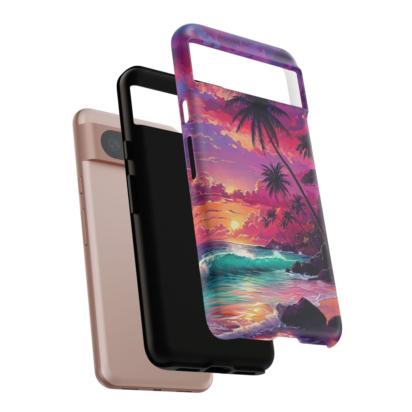 Sunset Paradise Beach - Phone Case
