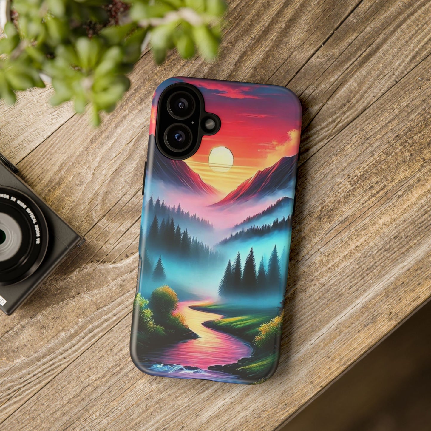 Misty Mountain River - Phone Case