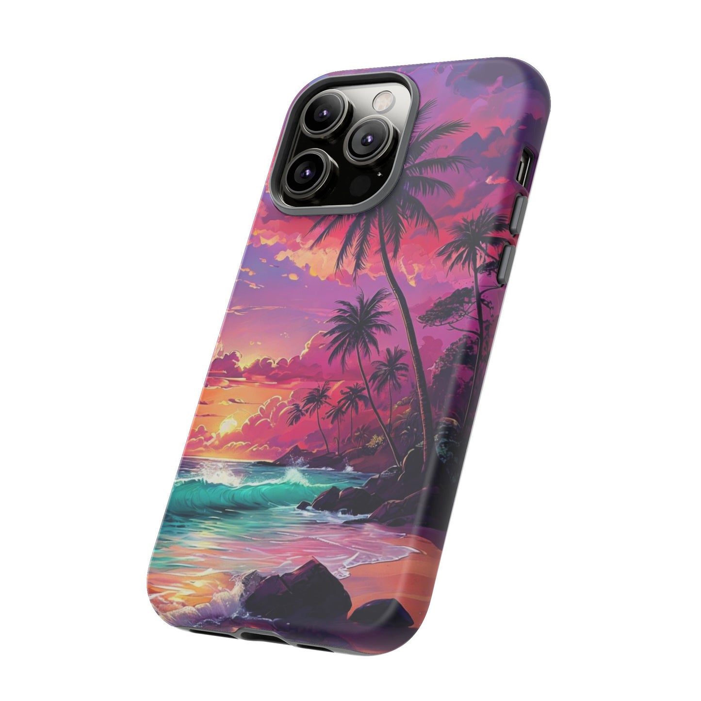 Sunset Paradise Beach - Phone Case