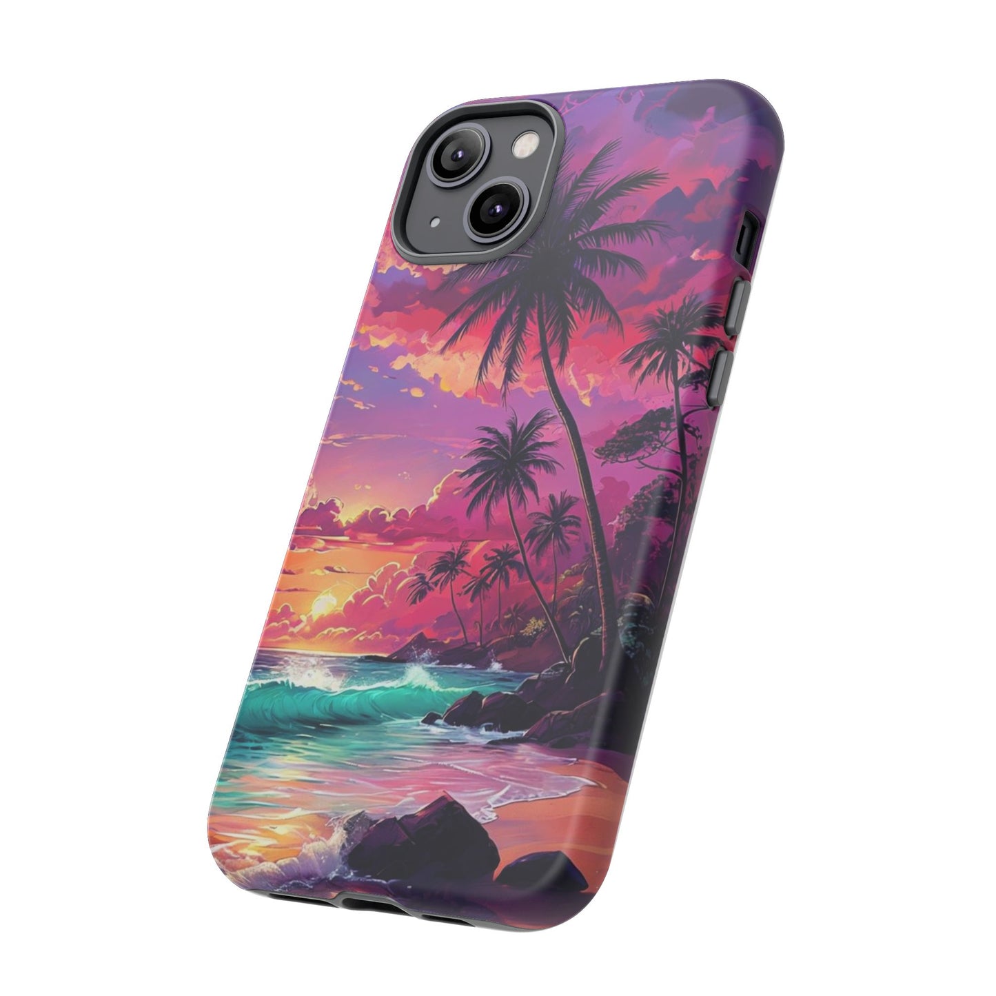 Sunset Paradise Beach - Phone Case