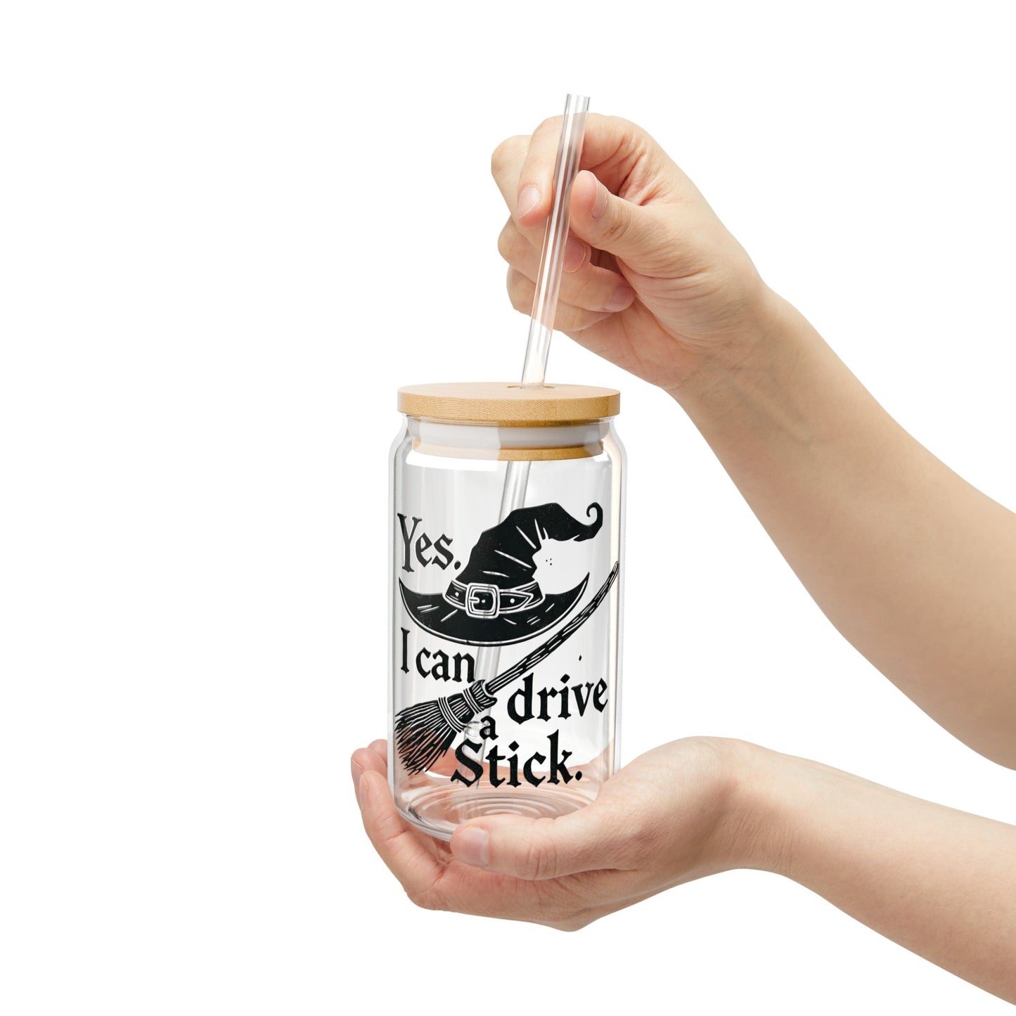 Witchy Humor - Sipper Glass