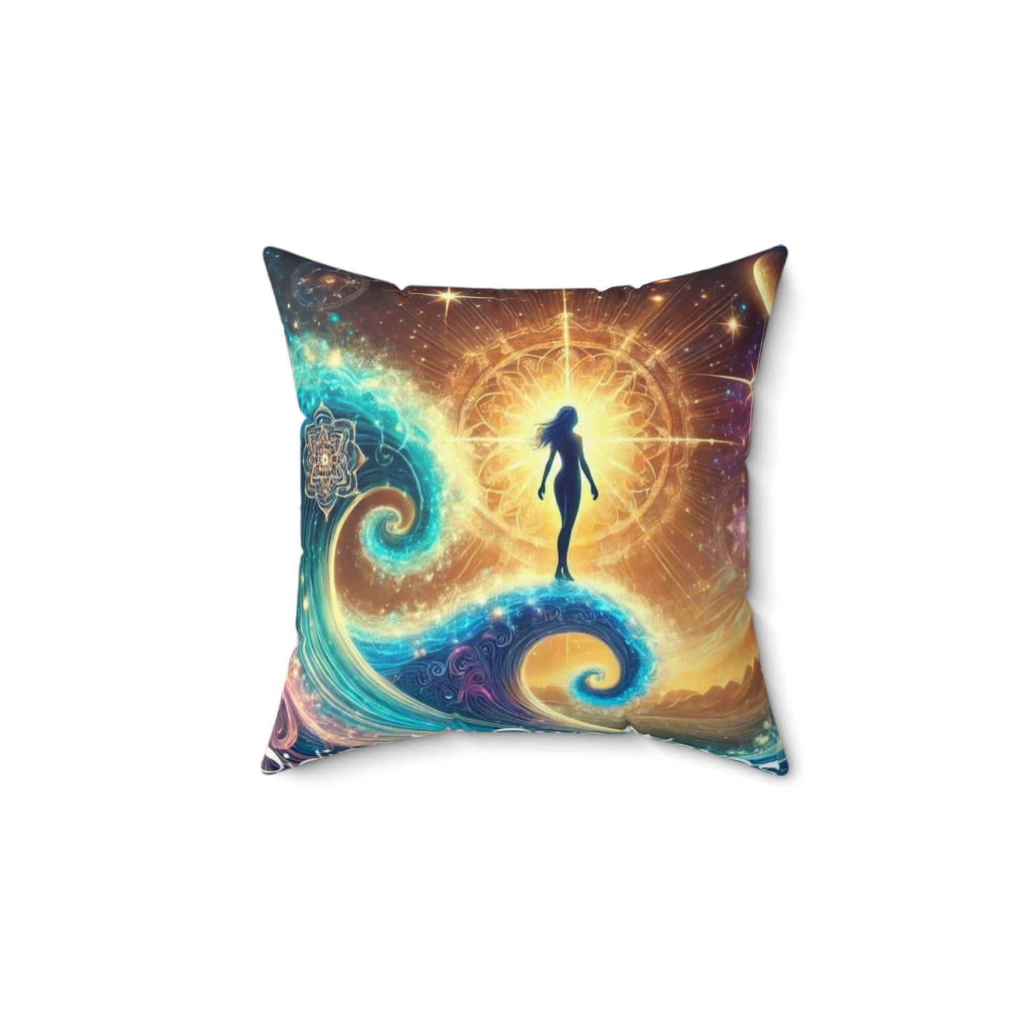 Riding My Own Waves - Polyester Square Pillow