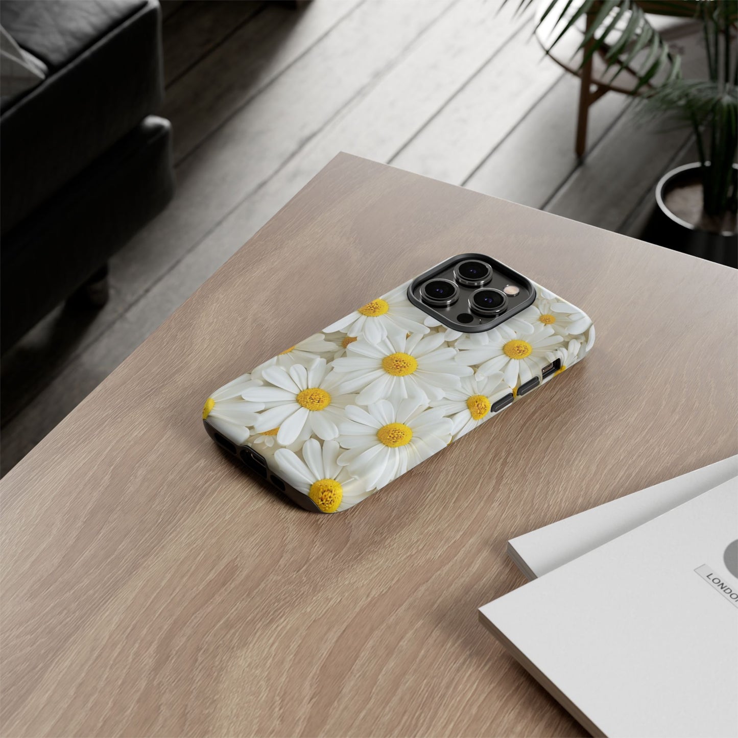 Blooming White Daisy - Phone Case
