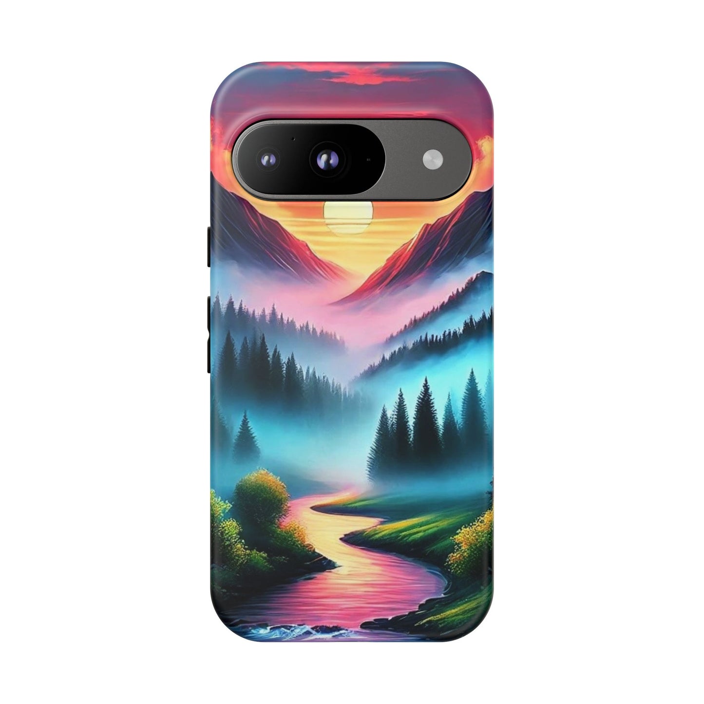 Misty Mountain River - Phone Case