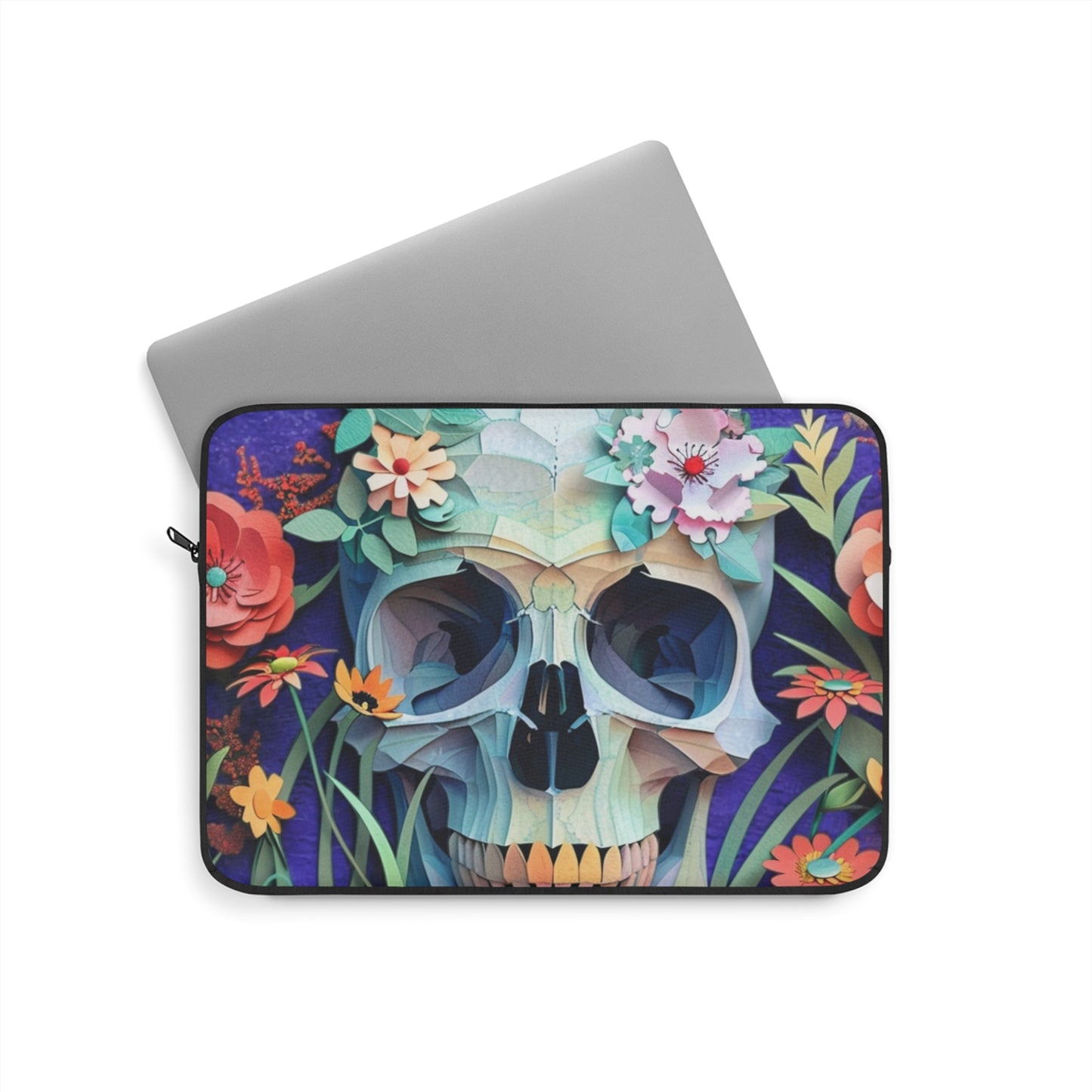 Floral Skull - Laptop Sleeve