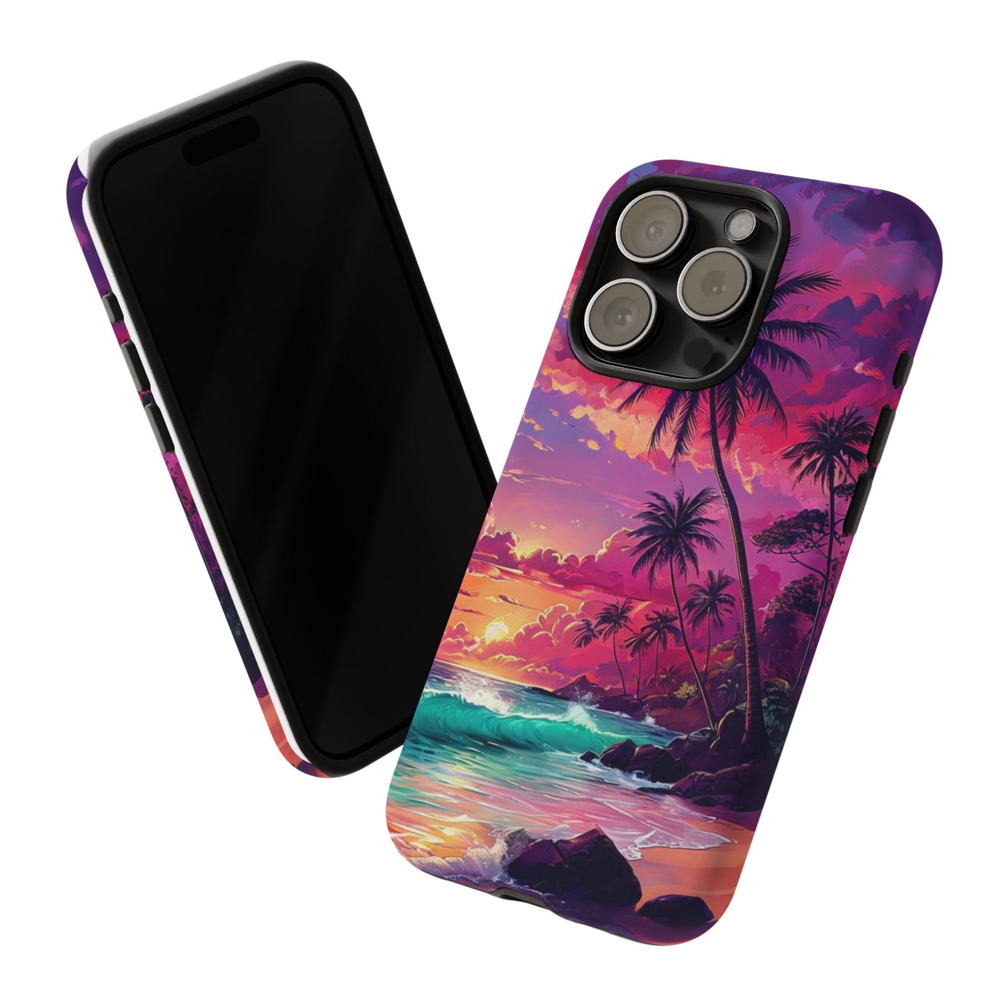 Sunset Paradise Beach - Phone Case