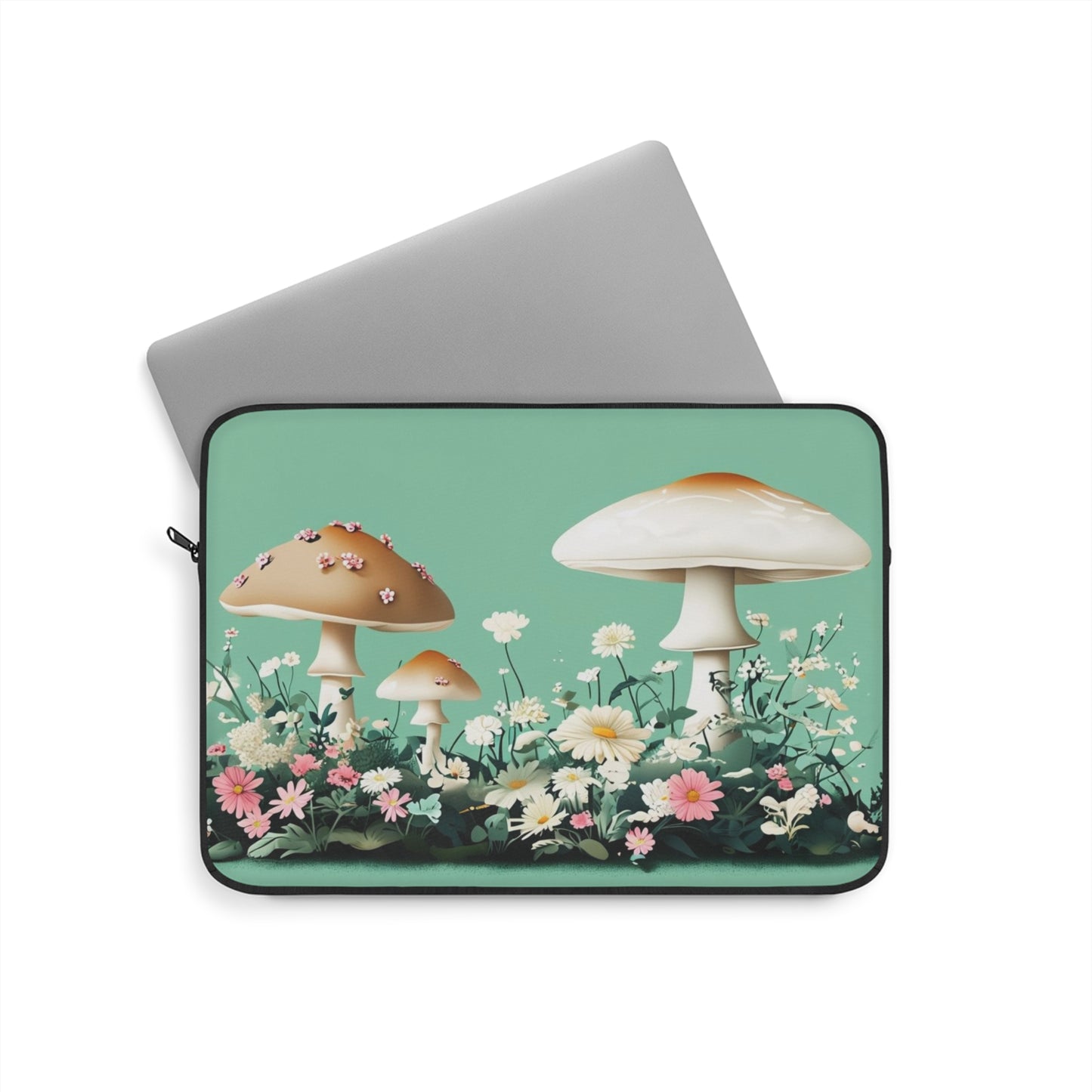 Mushrooms & Wild Flowers - Laptop Sleeve