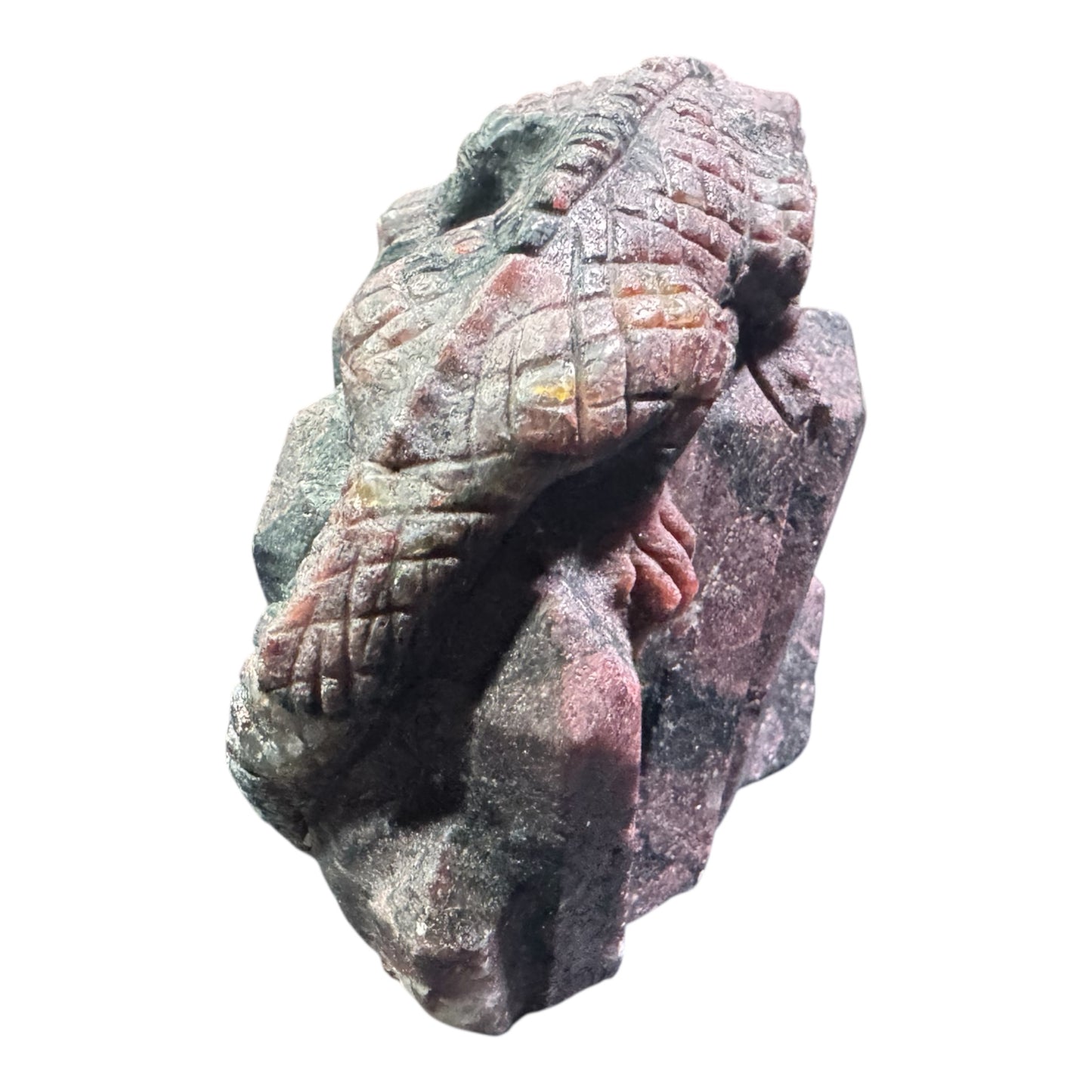 Garnet Lizard on Garnet Cluster Point