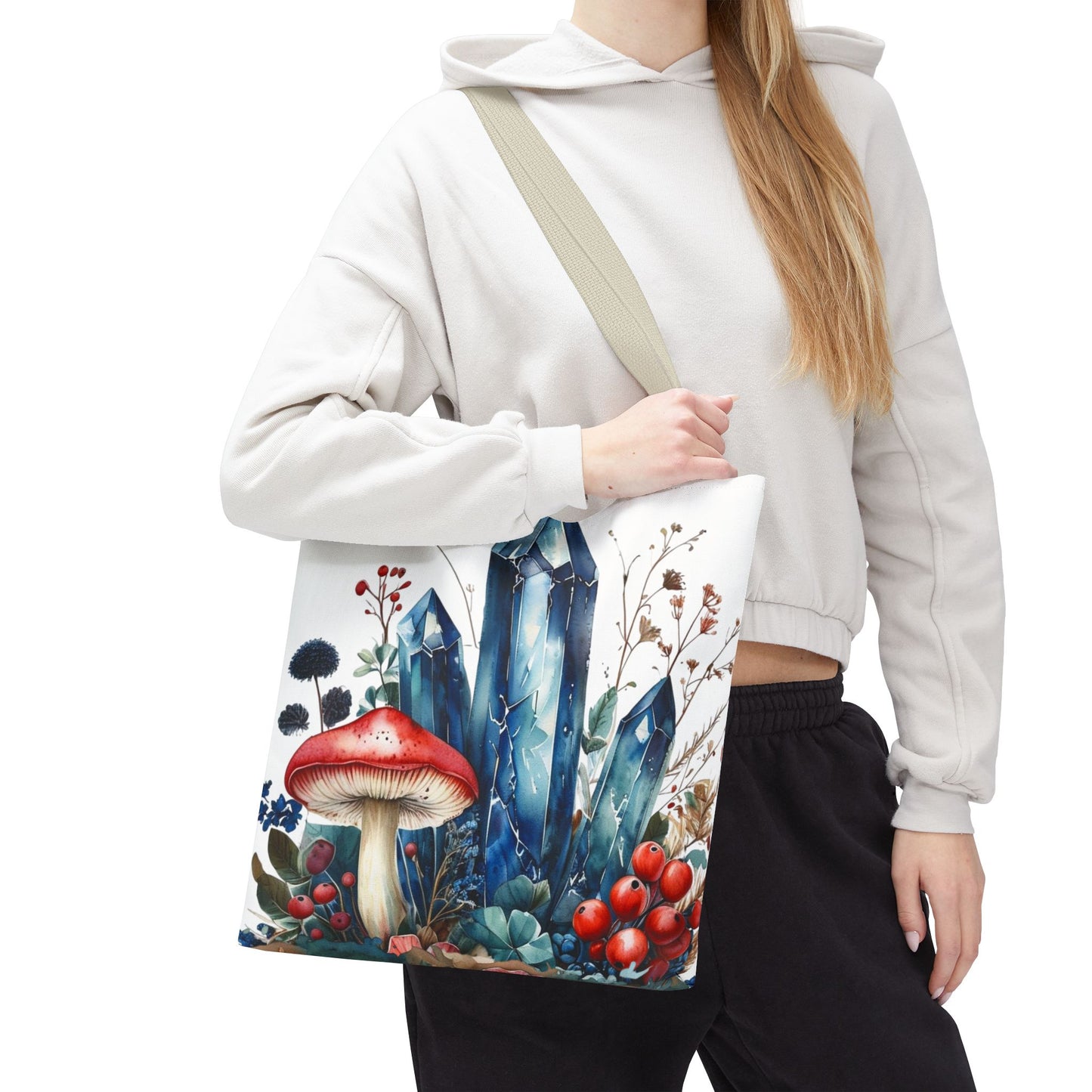 Whimsical Blue Crystals - Tote Bag