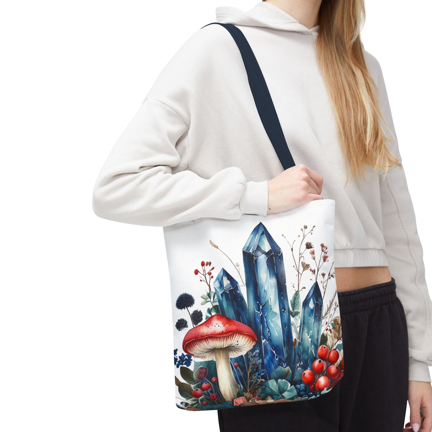 Whimsical Blue Crystals - Tote Bag
