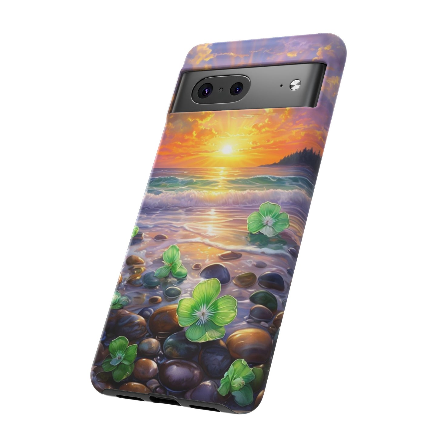 Coastal Calm Pebble Beach - Phone Case