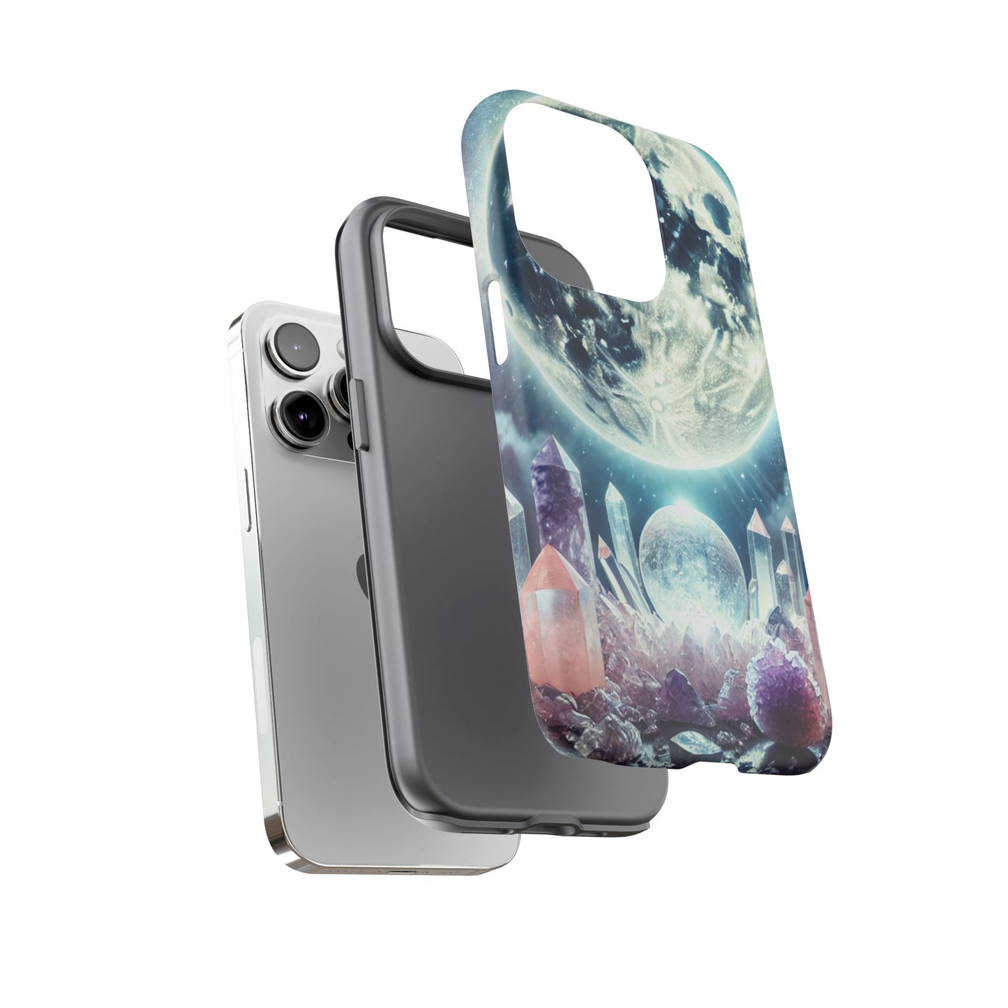 Full Moon & Crystals - Phone Case