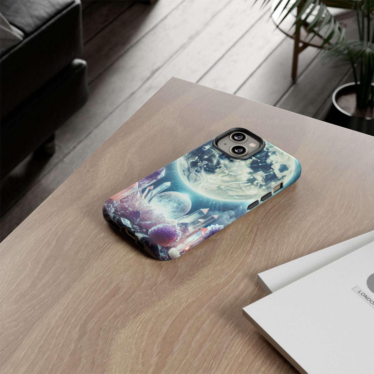 Full Moon & Crystals - Phone Case