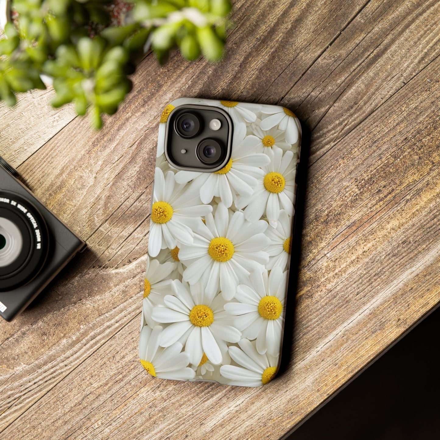 Blooming White Daisy - Phone Case