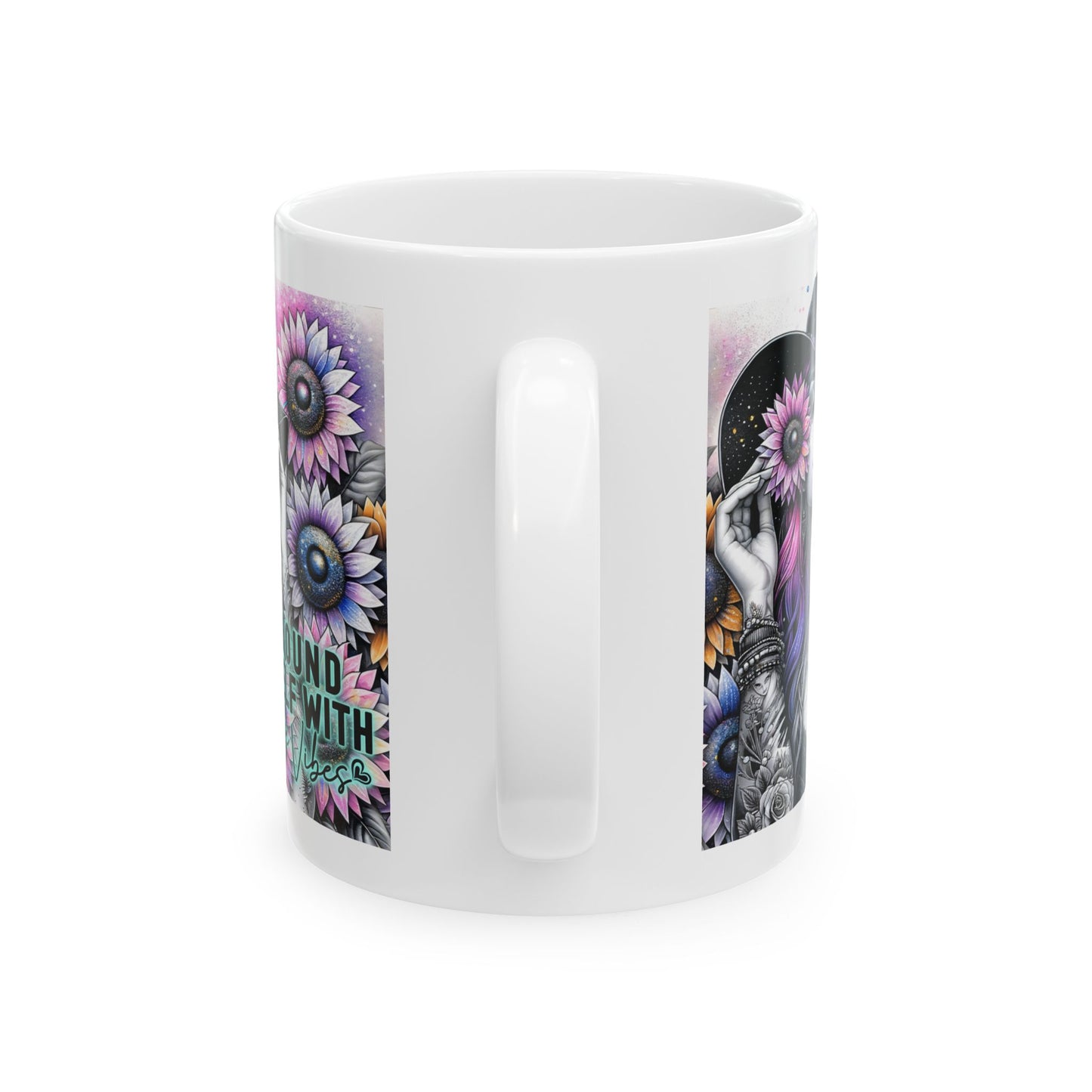 Surround Yourself With Positive Vibes - Ceramic Mug