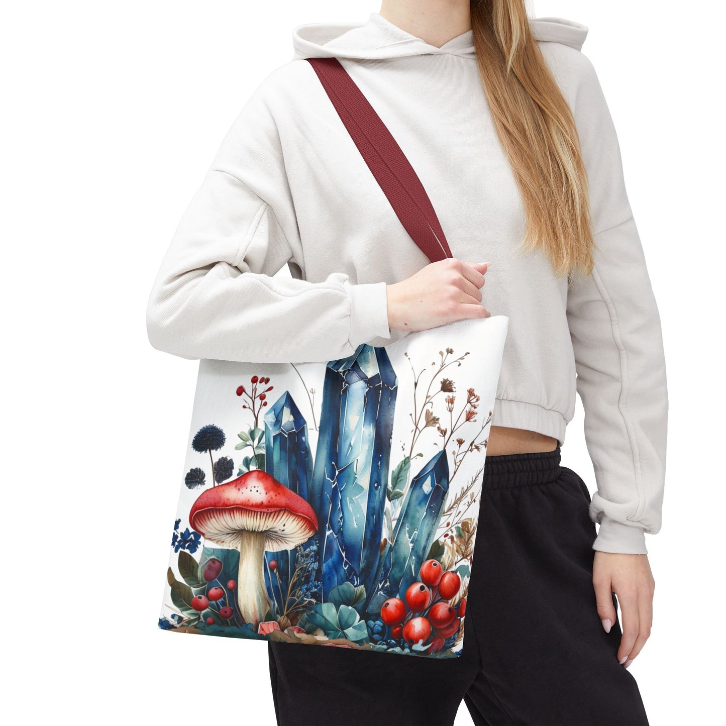 Whimsical Blue Crystals - Tote Bag