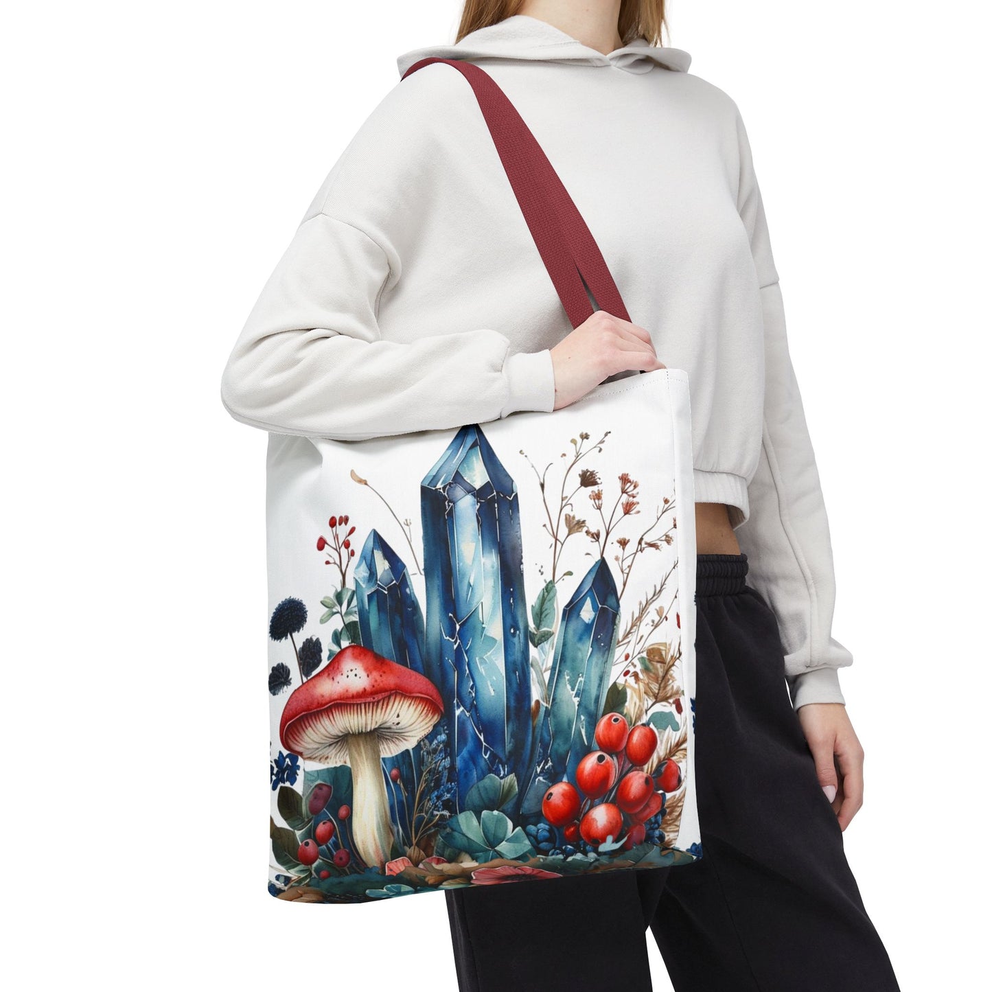Whimsical Blue Crystals - Tote Bag