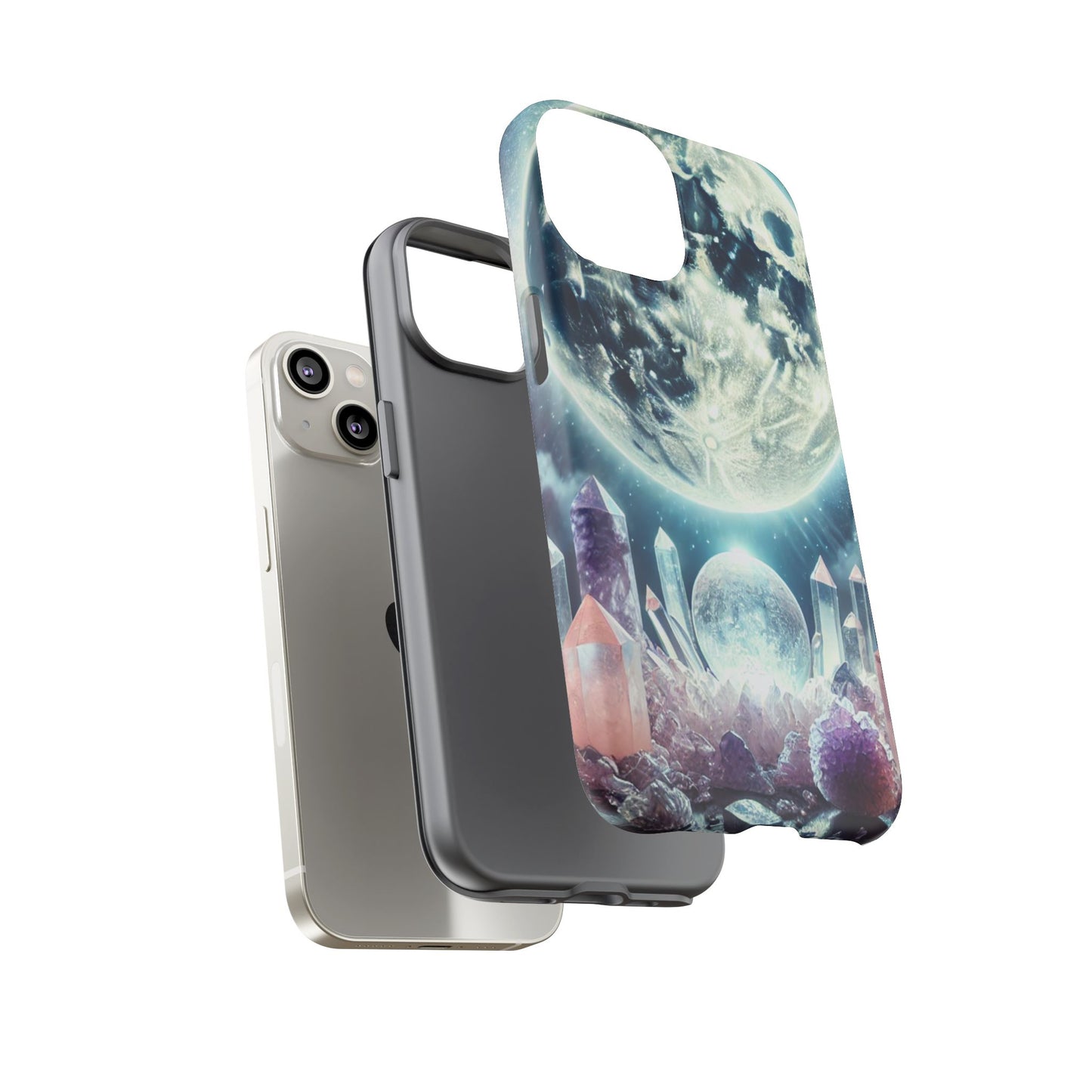 Full Moon & Crystals - Phone Case