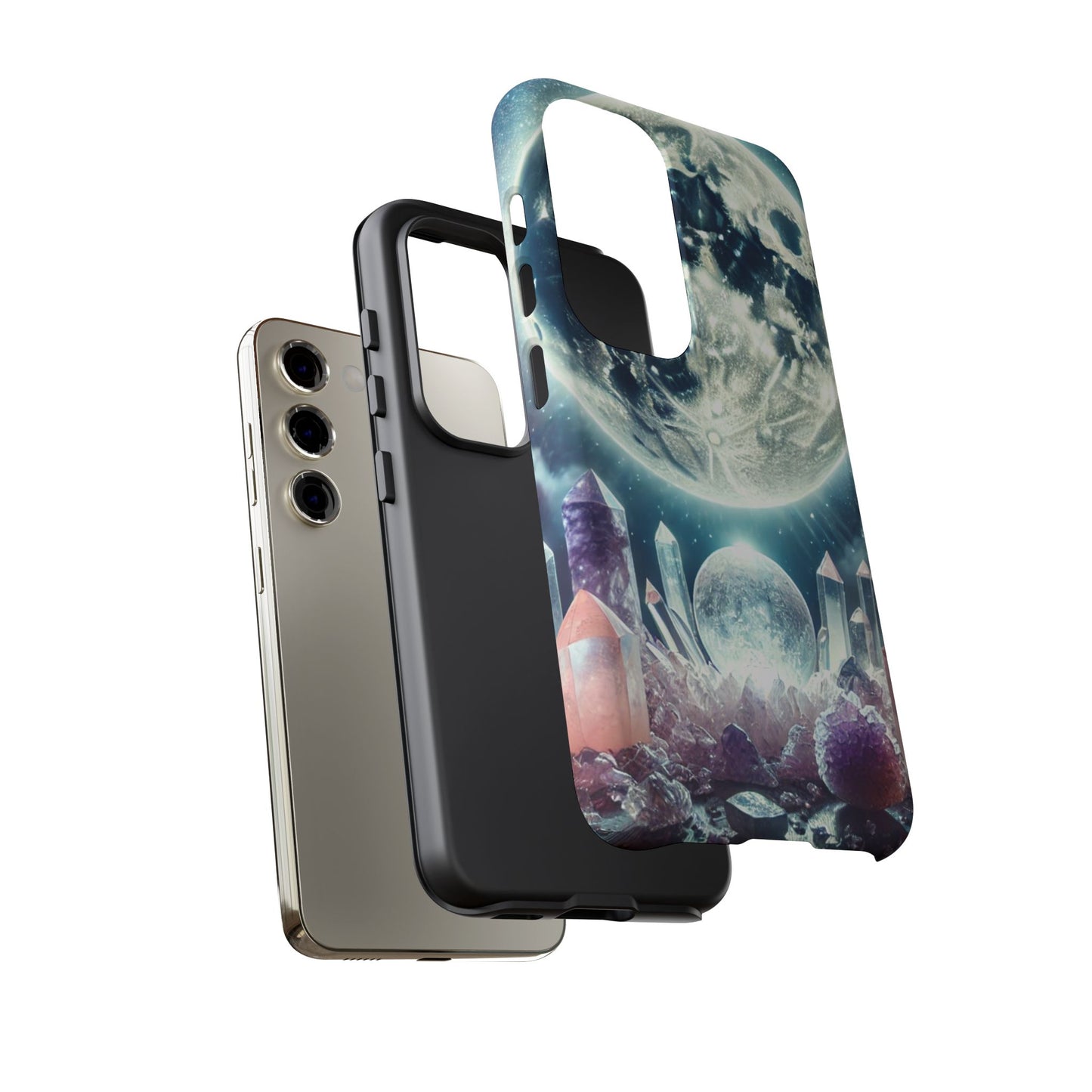 Full Moon & Crystals - Phone Case