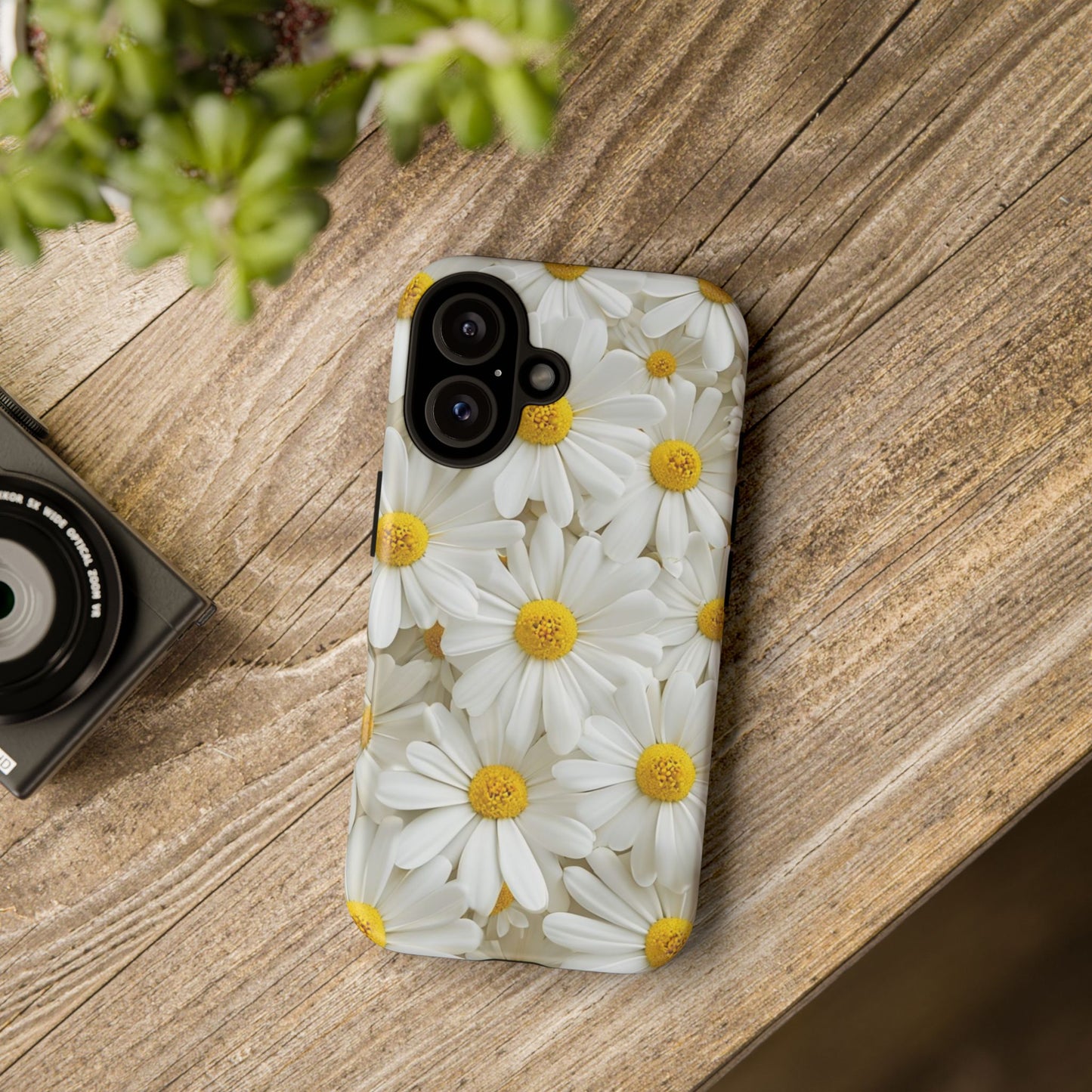 Blooming White Daisy - Phone Case