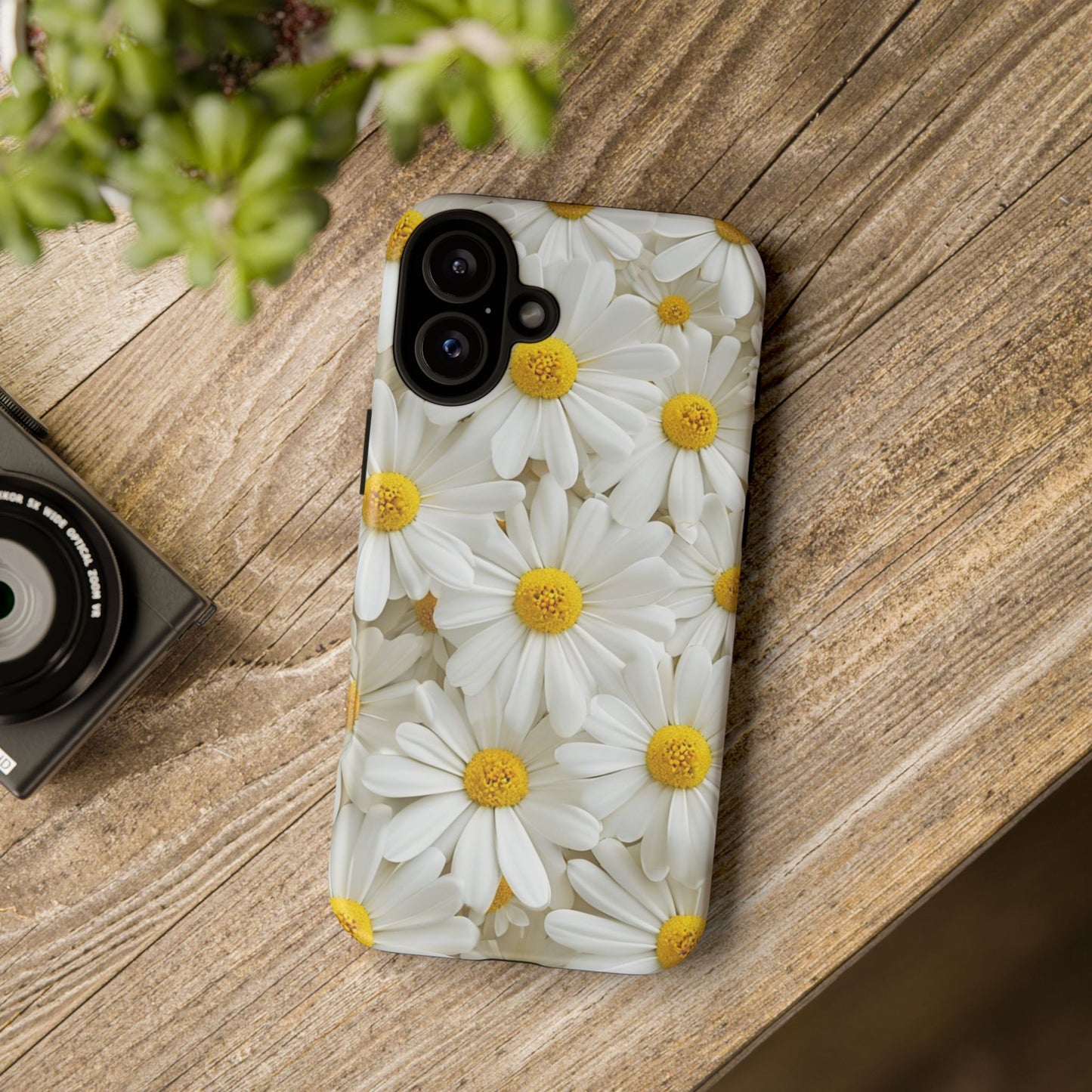 Blooming White Daisy - Phone Case