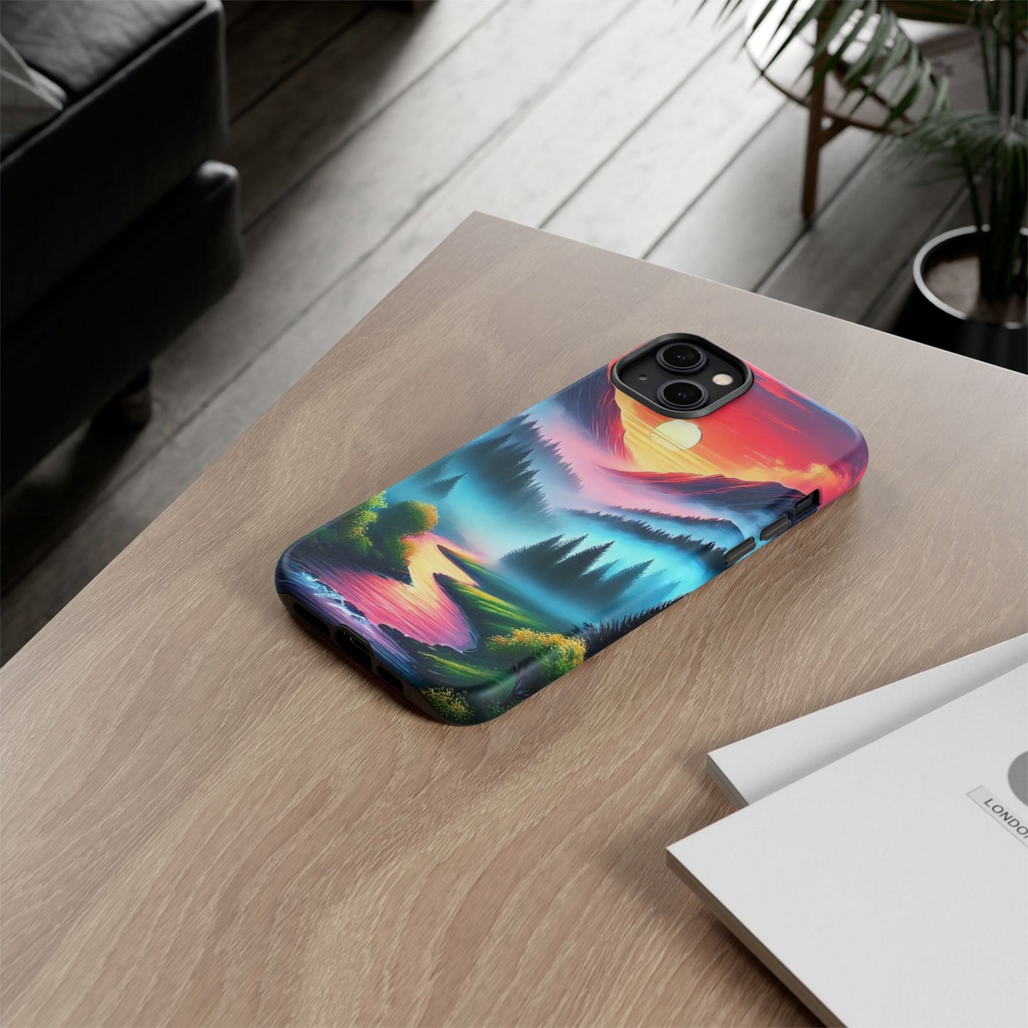 Misty Mountain River - Phone Case