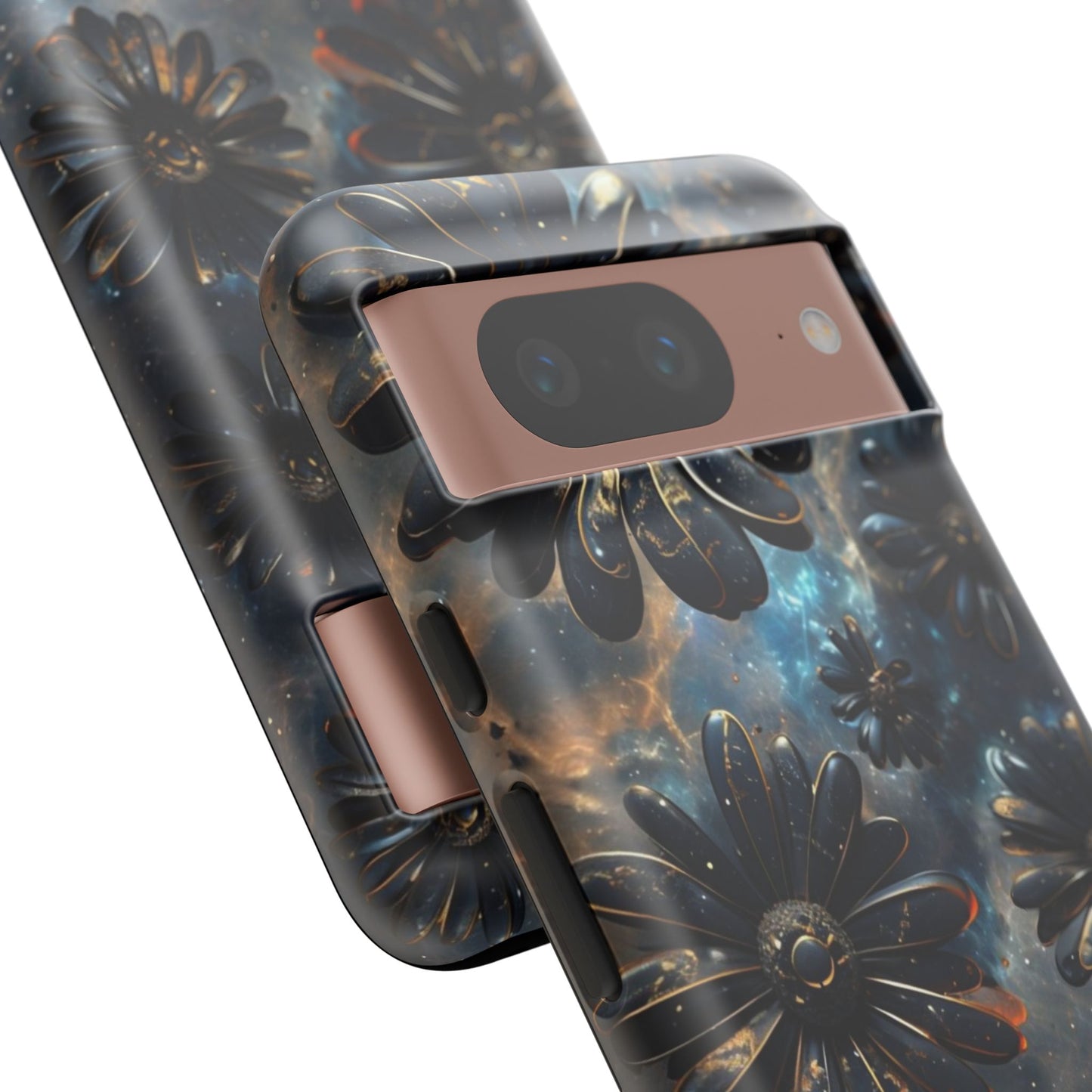 Galactic Black Daisy - Phone Case