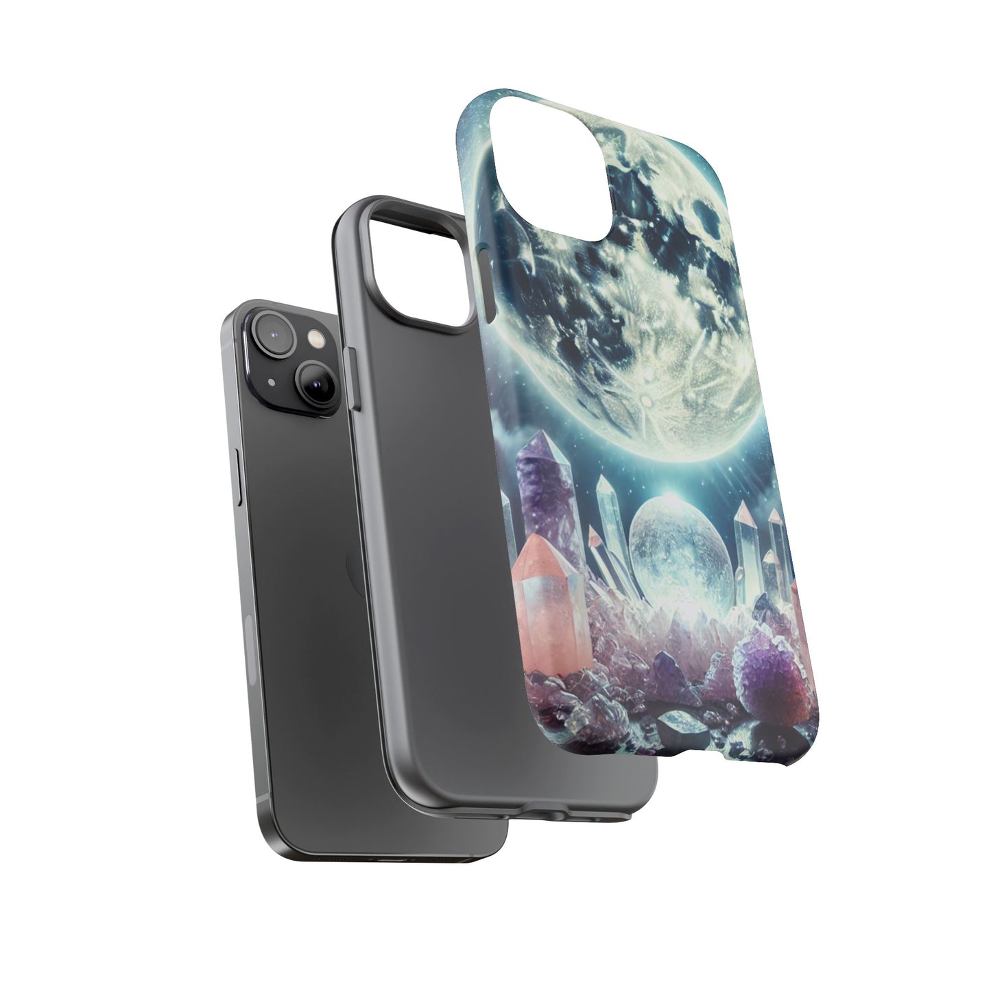 Full Moon & Crystals - Phone Case