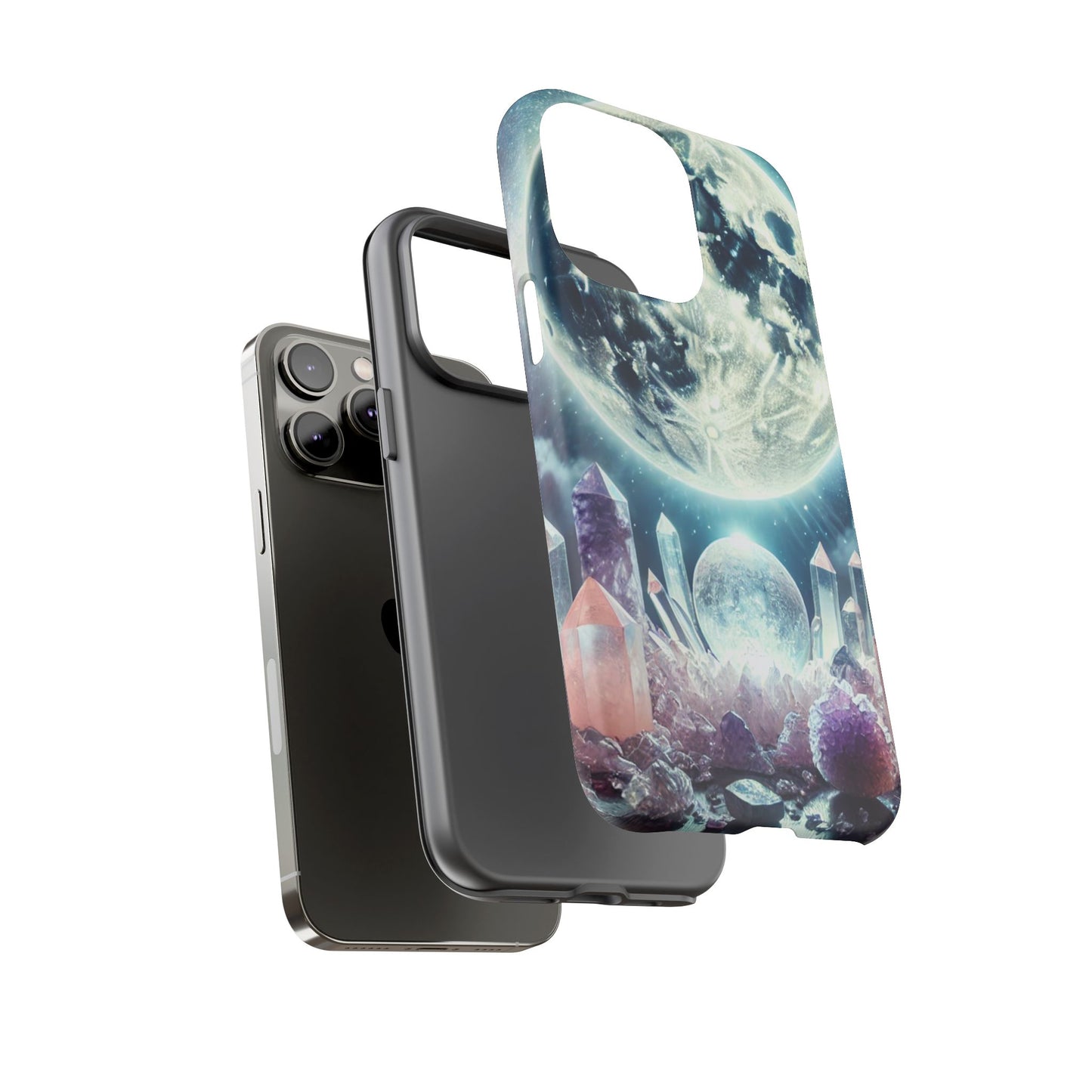 Full Moon & Crystals - Phone Case