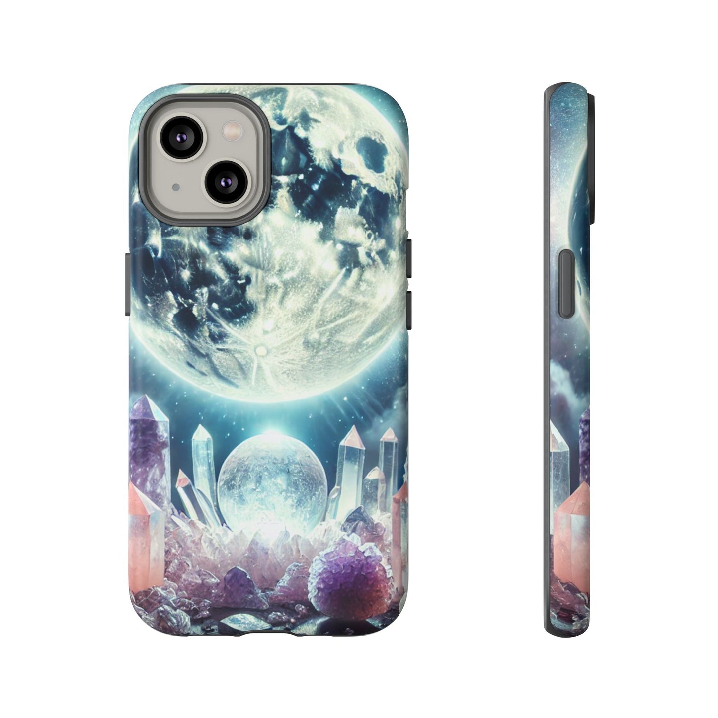 Full Moon & Crystals - Phone Case