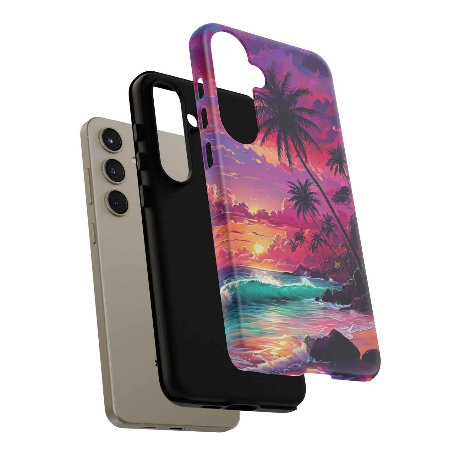 Sunset Paradise Beach - Phone Case