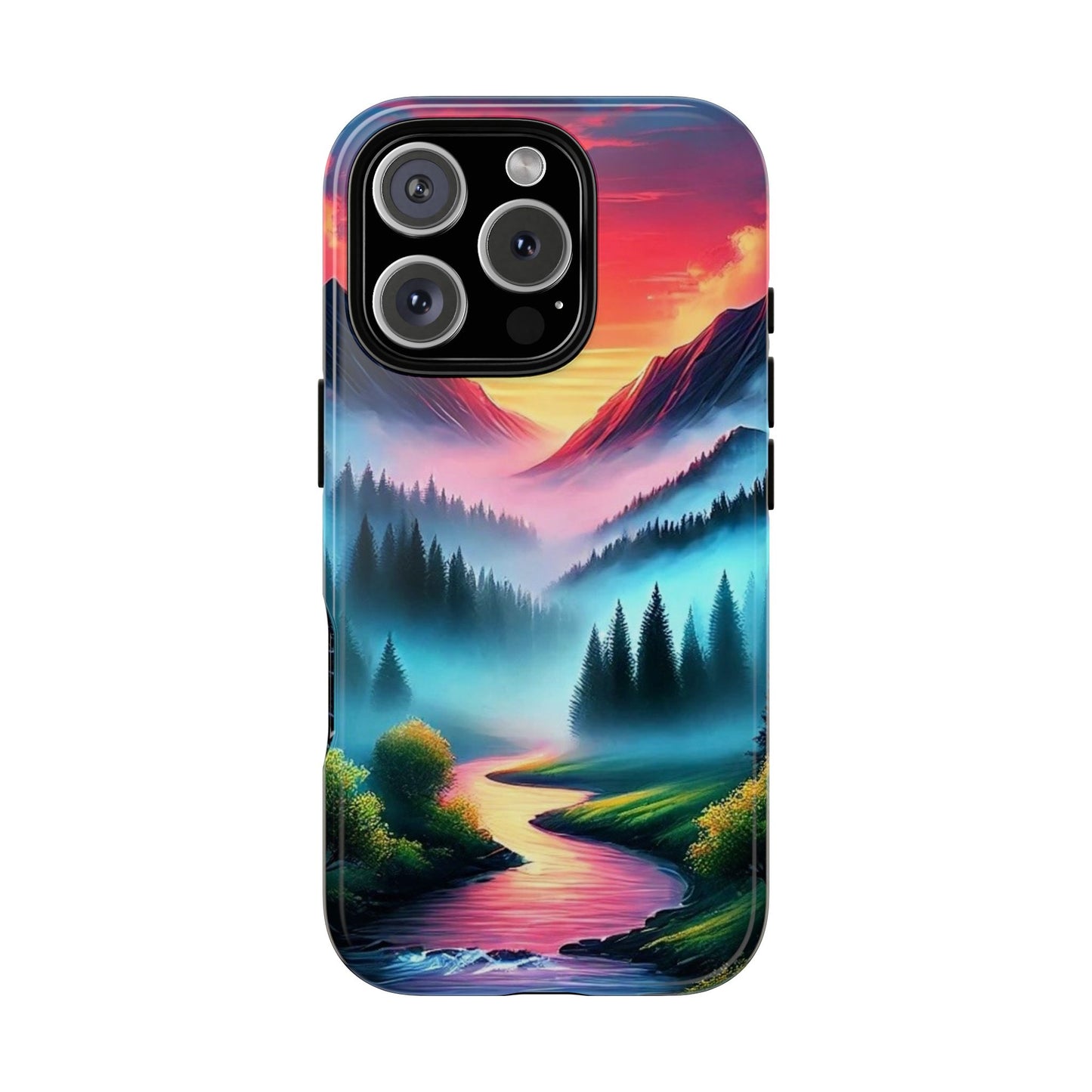 Misty Mountain River - Phone Case