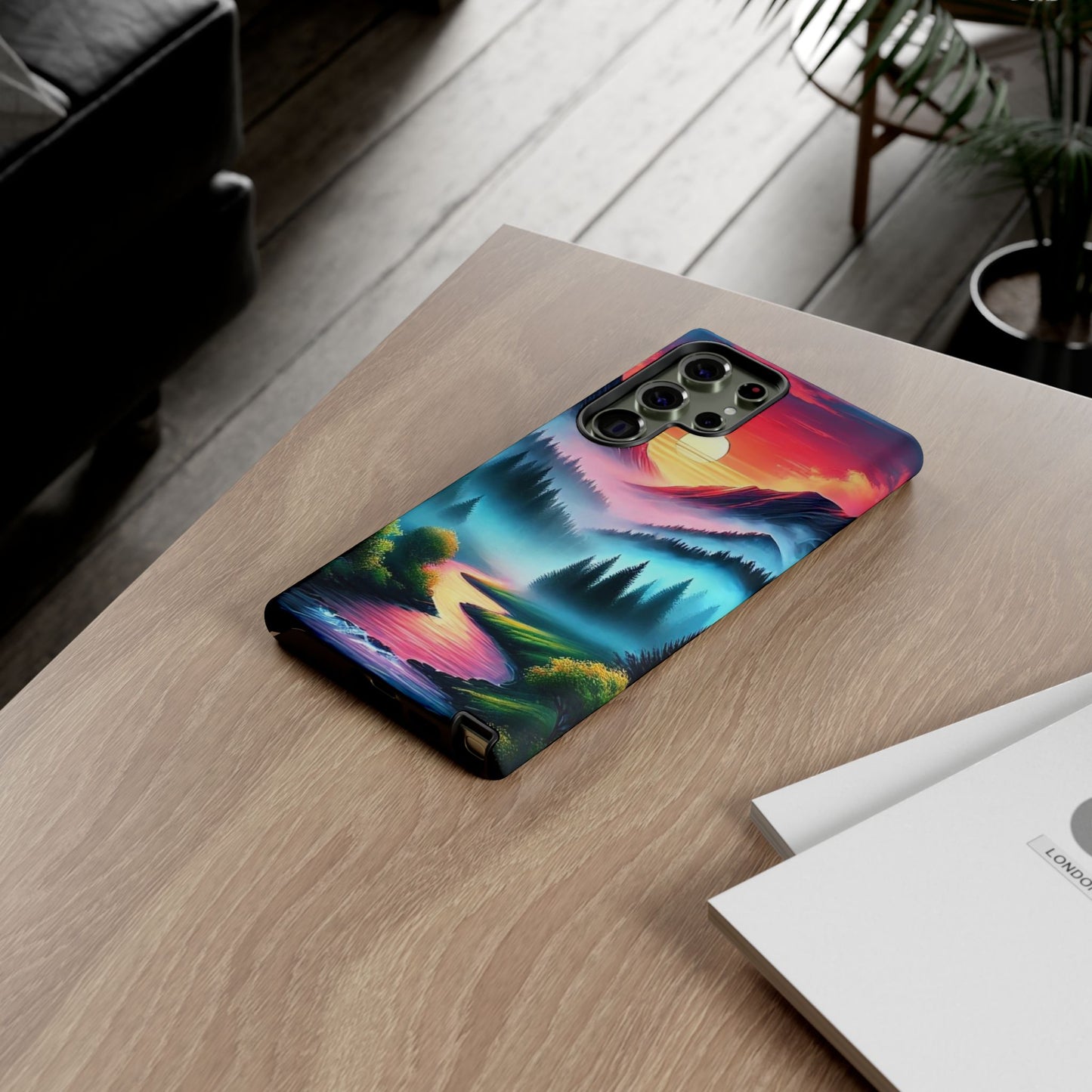 Misty Mountain River - Phone Case