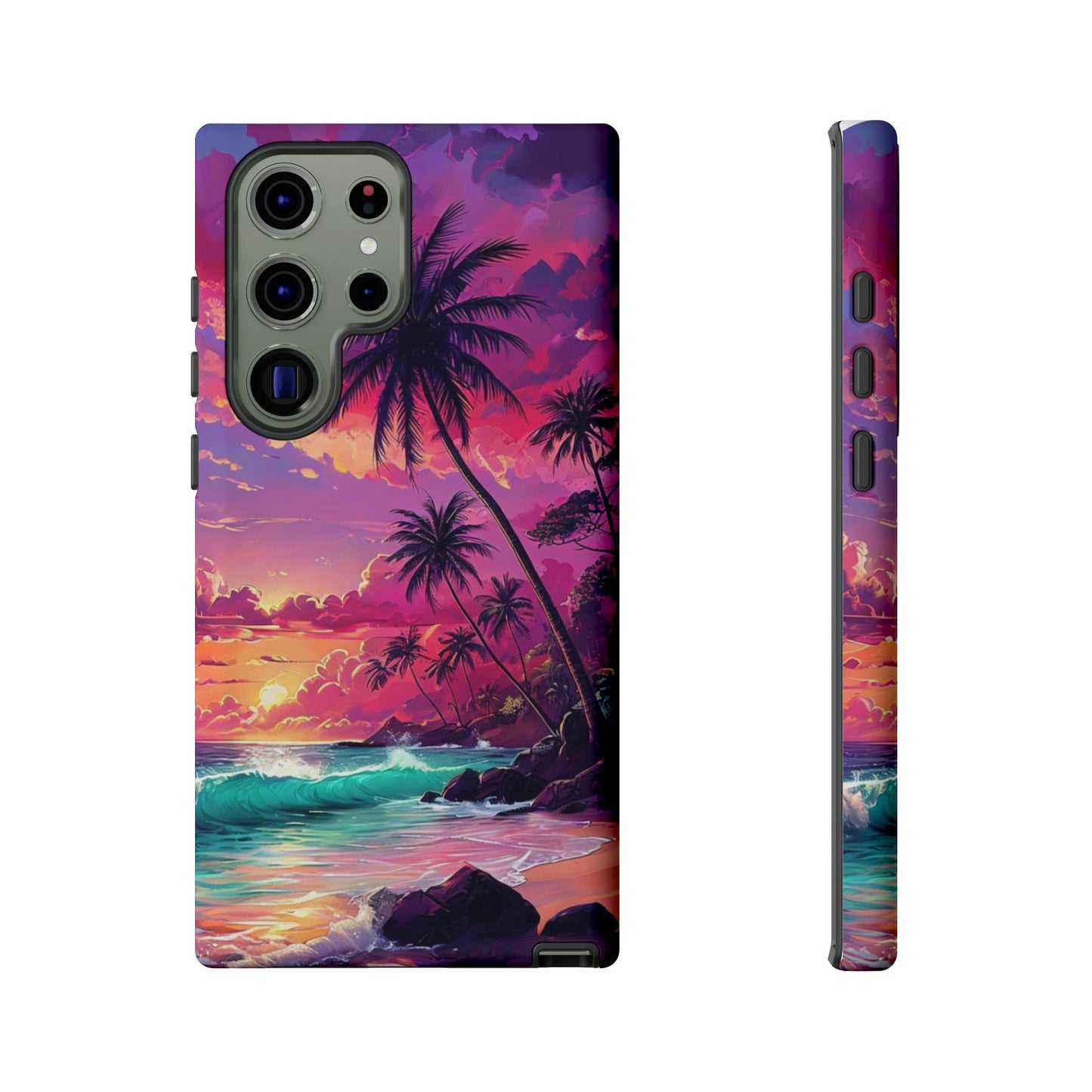 Sunset Paradise Beach - Phone Case