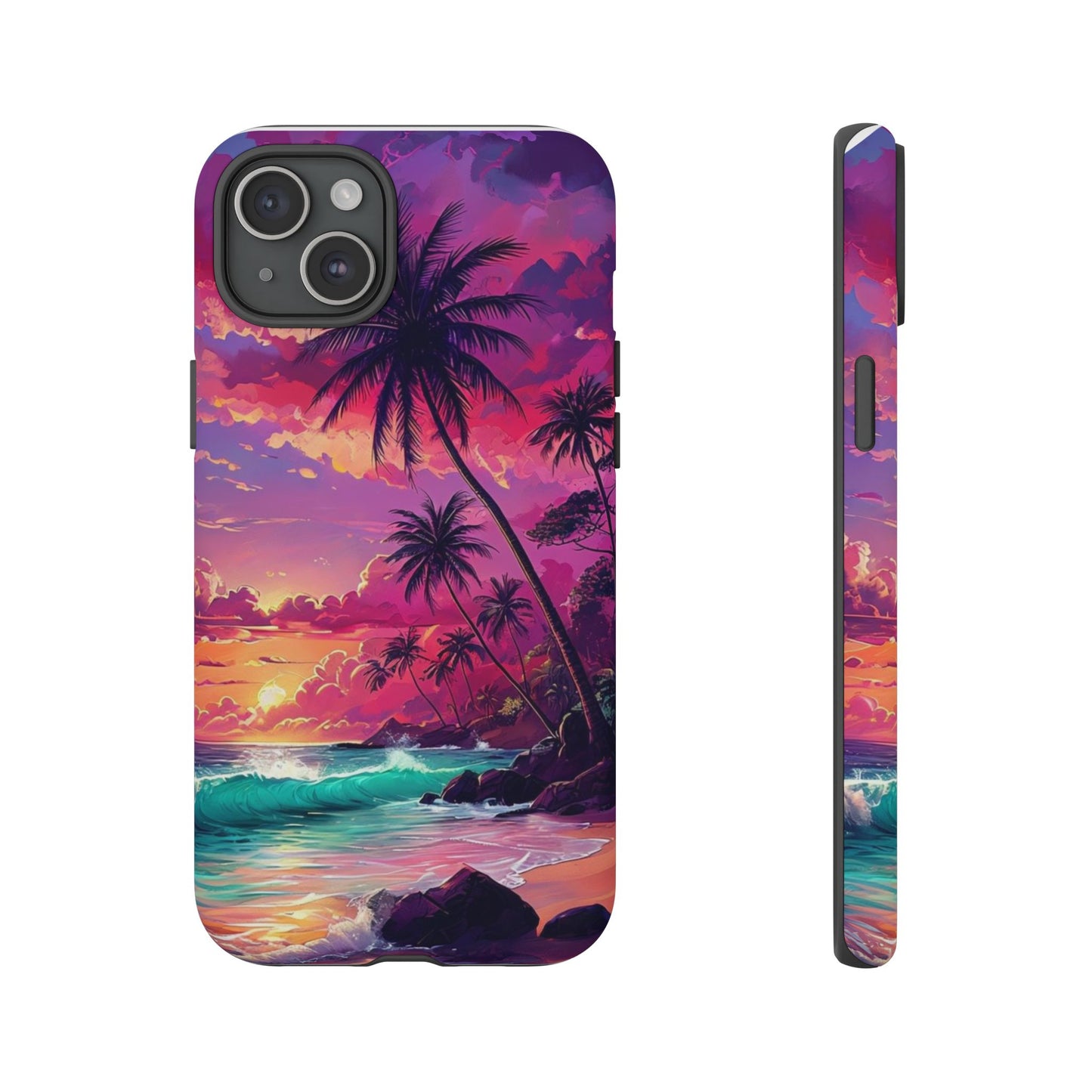 Sunset Paradise Beach - Phone Case