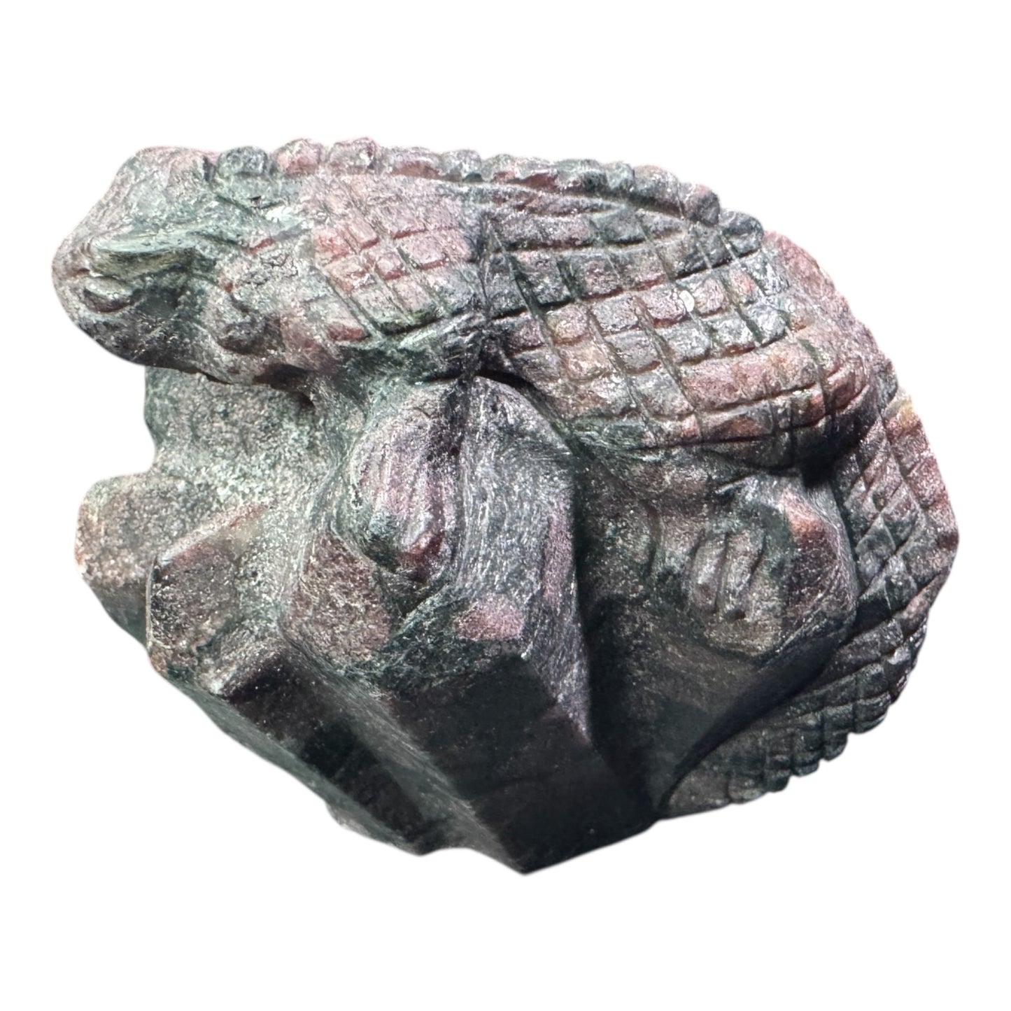 Garnet Lizard on Garnet Cluster Point