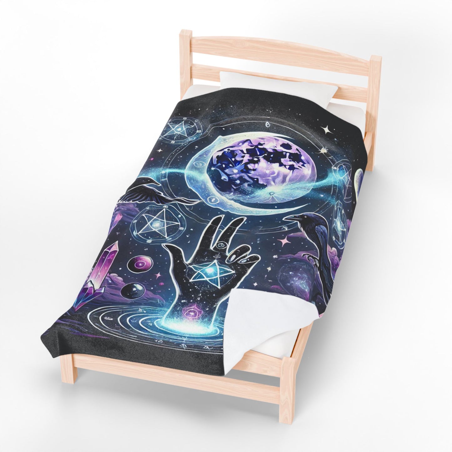 Cosmic Divination - Velveteen Plush Blanket