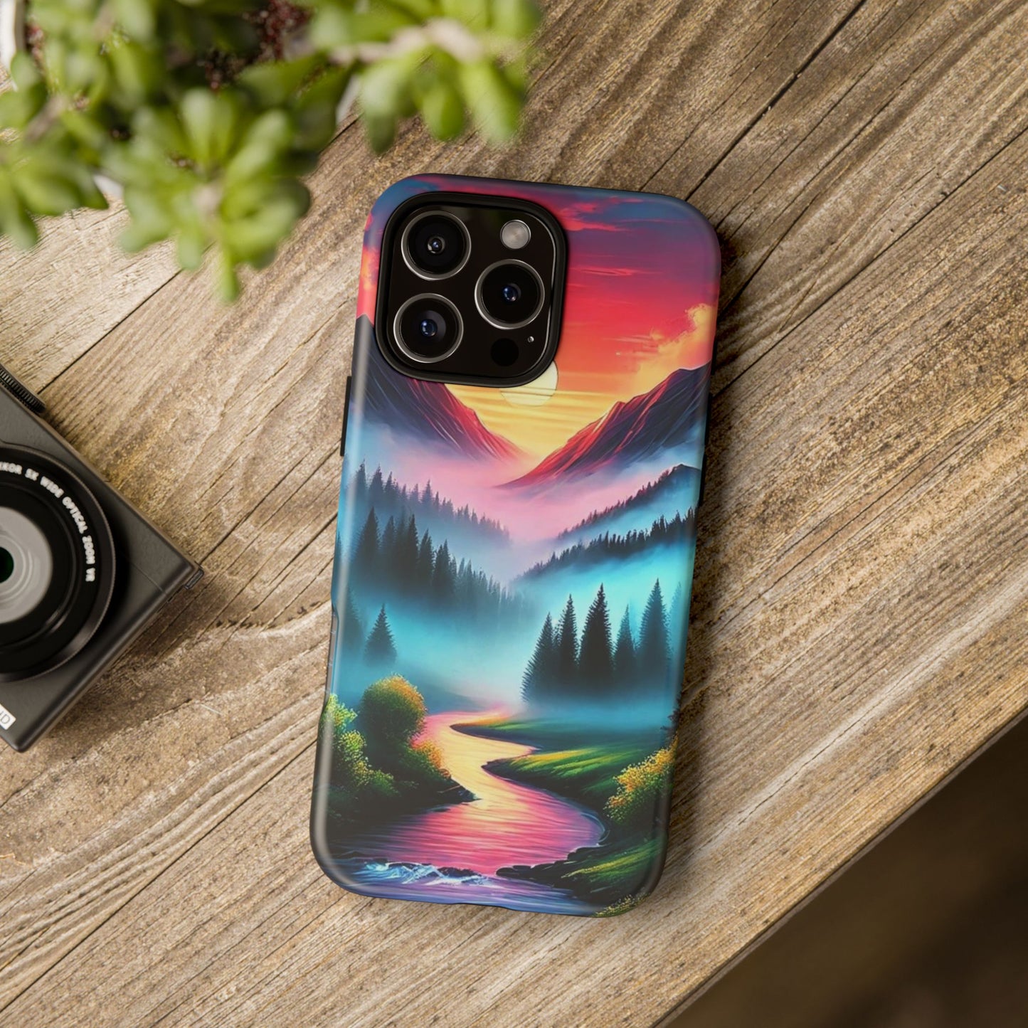 Misty Mountain River - Phone Case