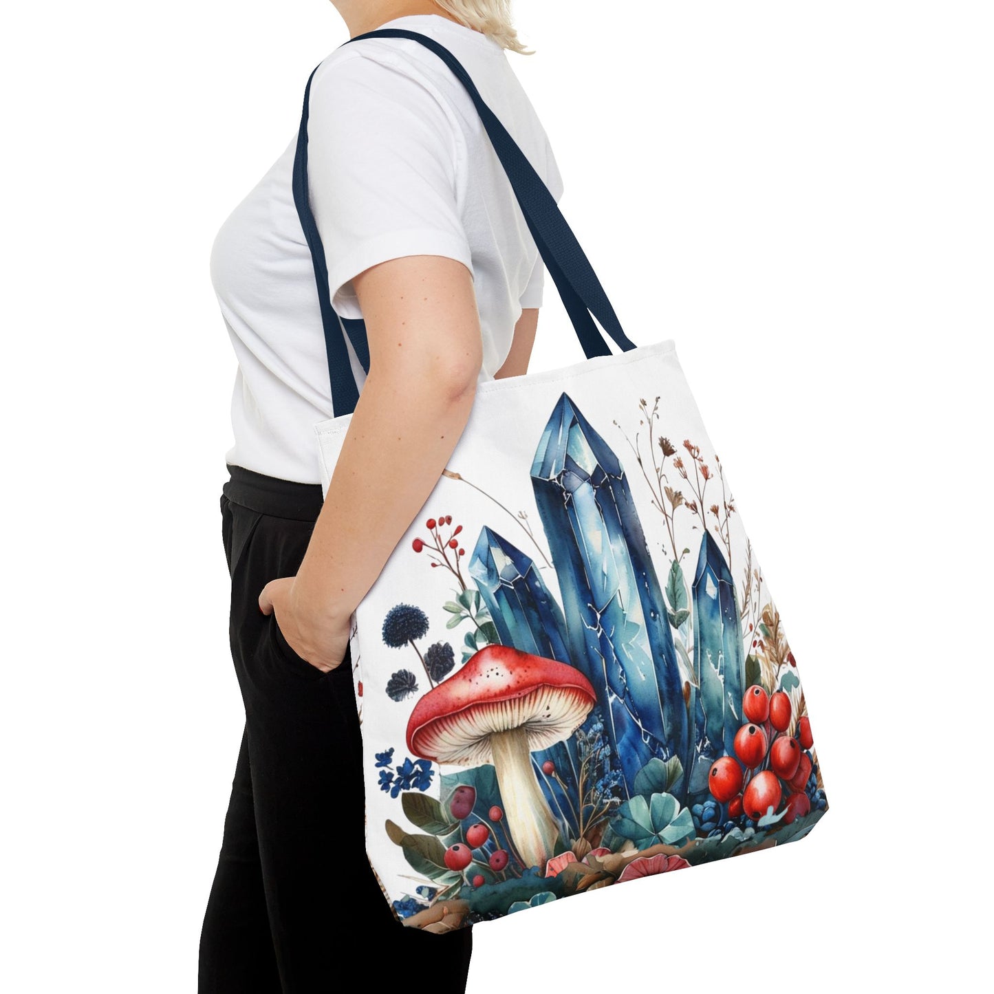 Whimsical Blue Crystals - Tote Bag
